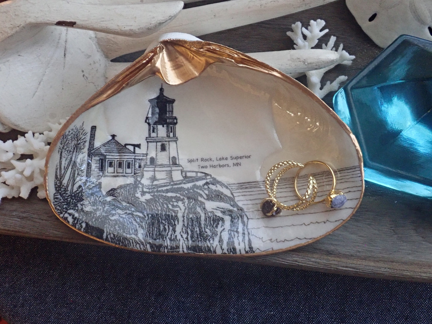 Split Rock Lighthouse Ring Dish