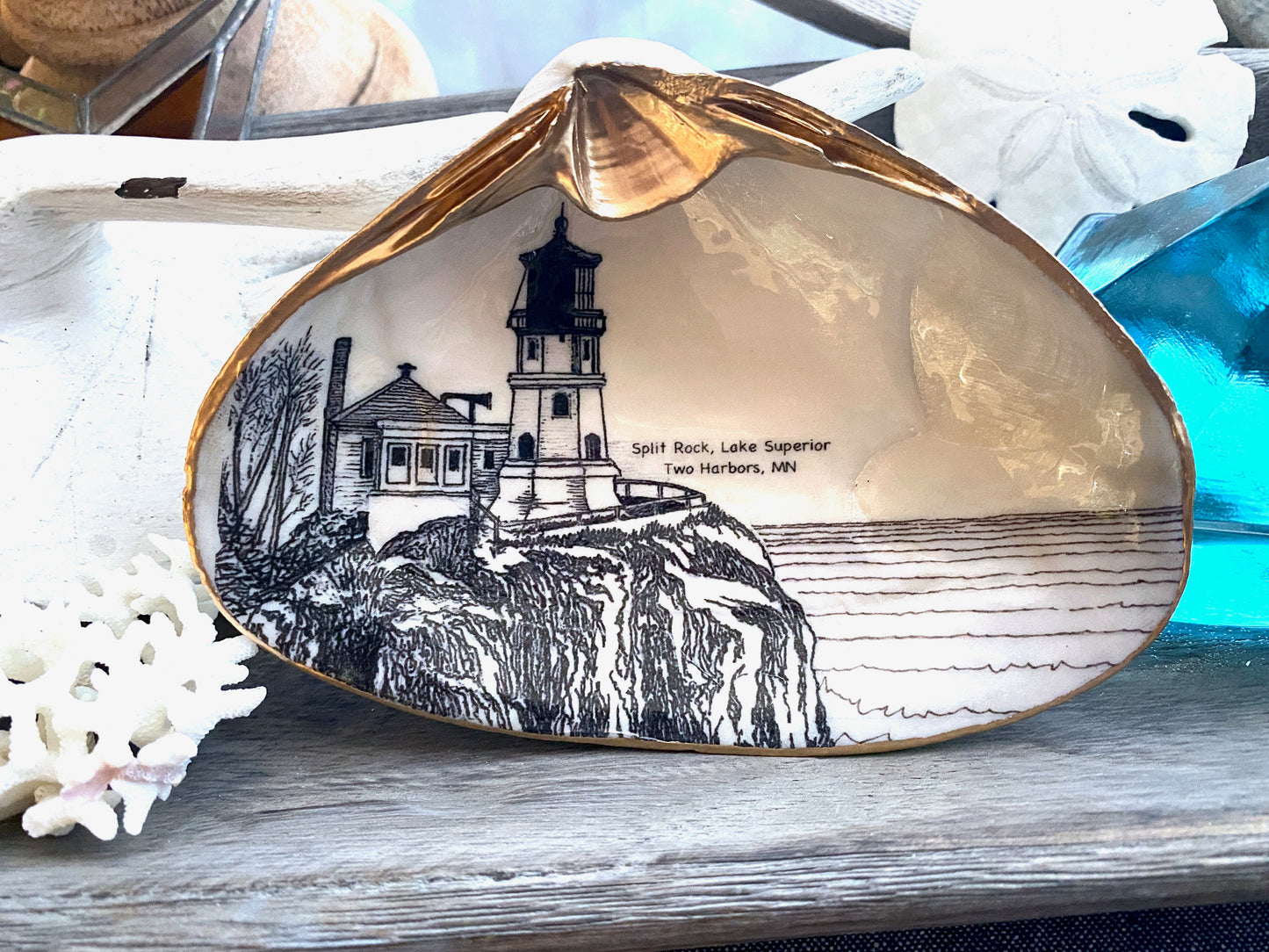 Split Rock Lighthouse Ring Dish