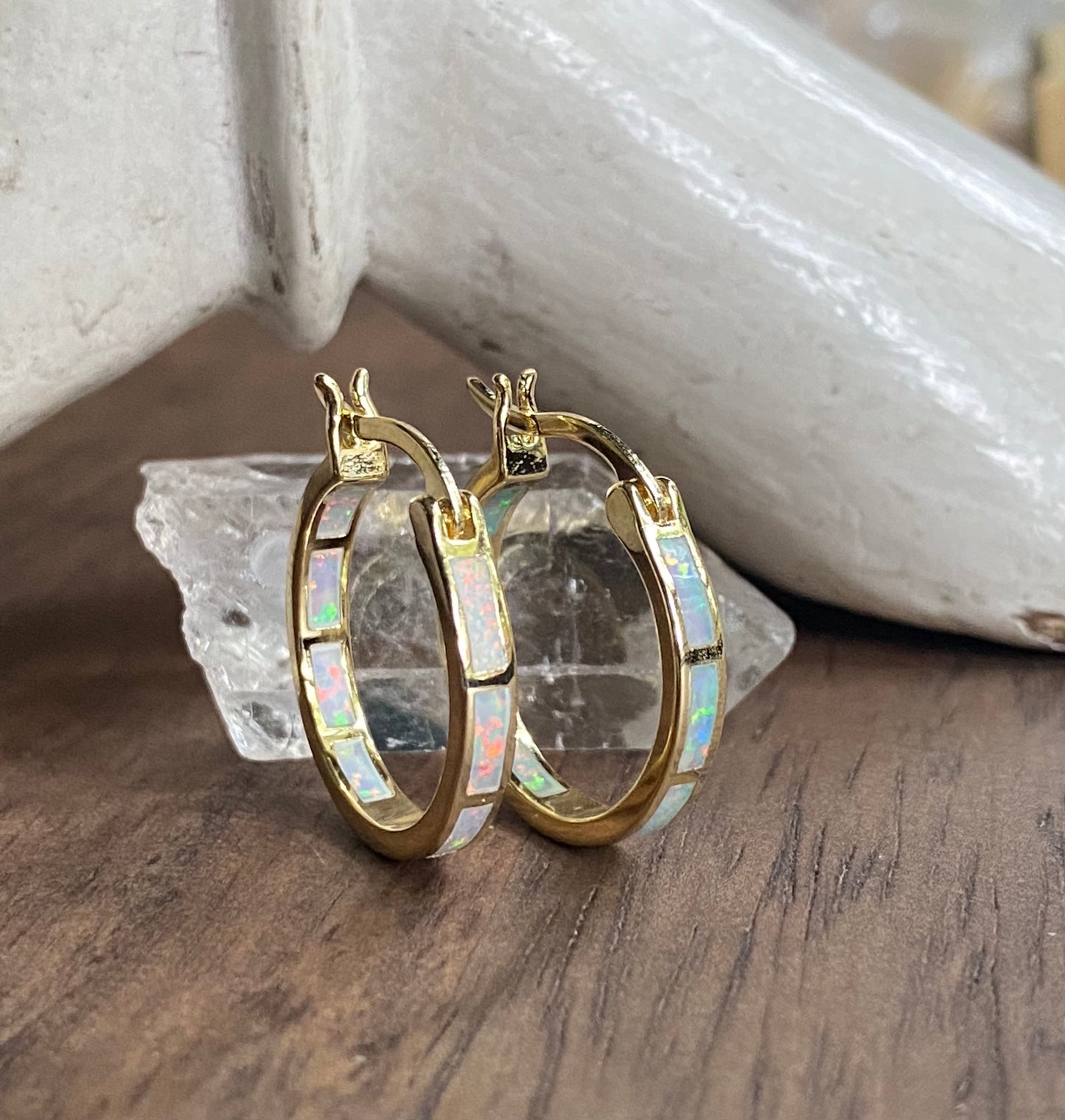 Odette Opal Hoops