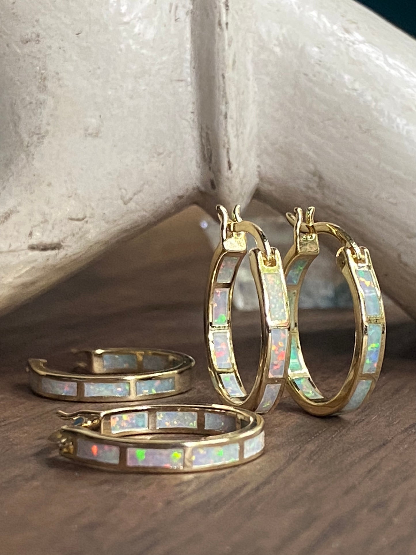 Odette Opal Hoops