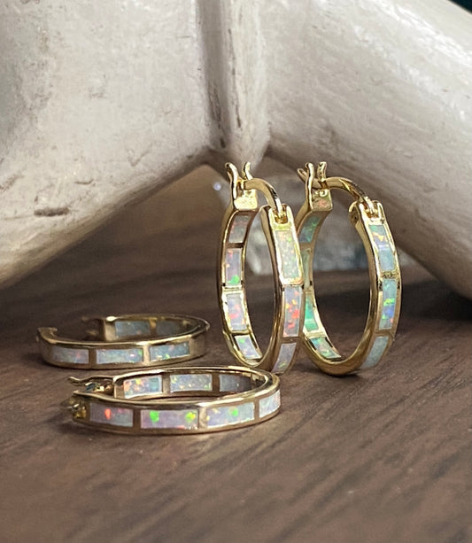 Odette Opal Hoops