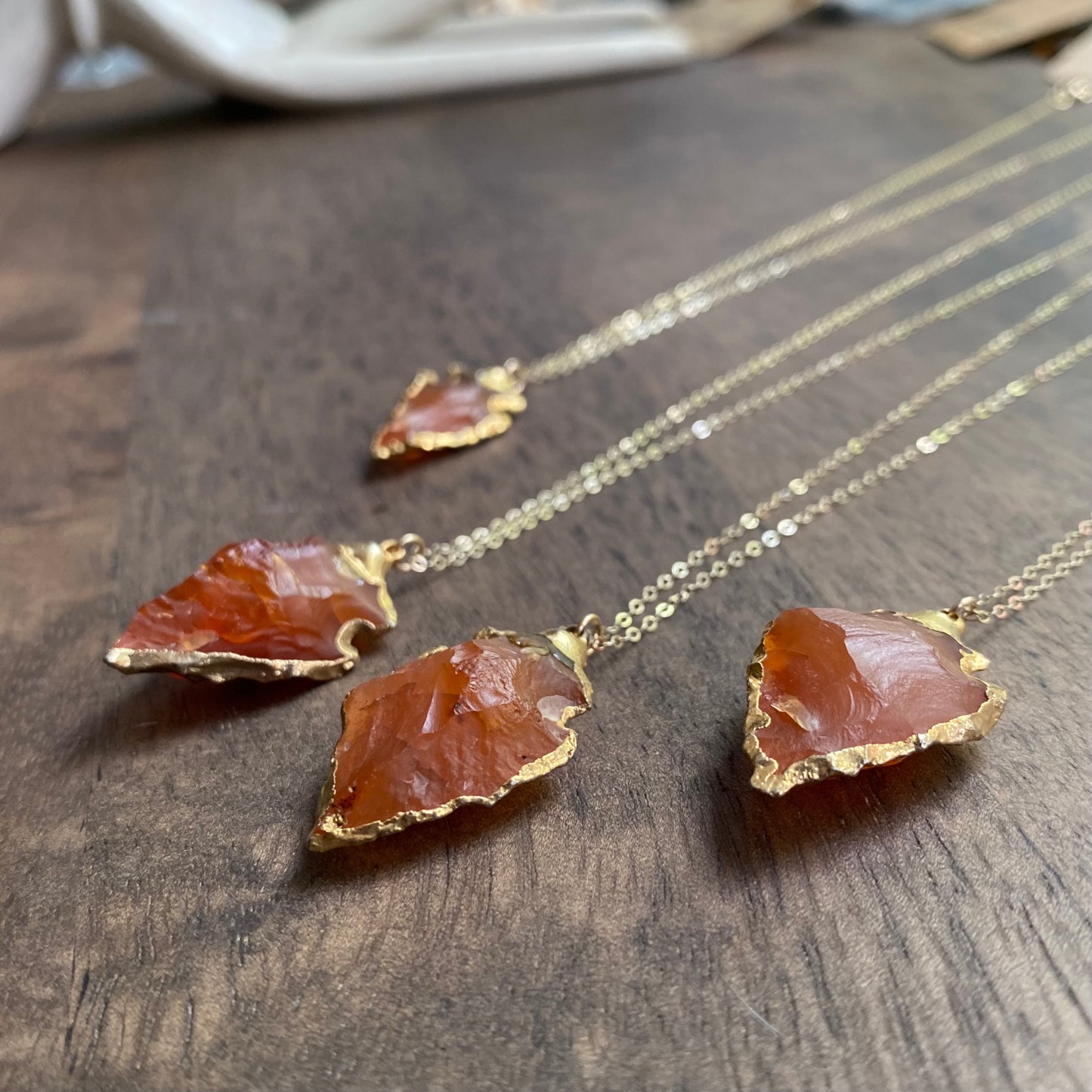 Clarissa Carnelian Necklace