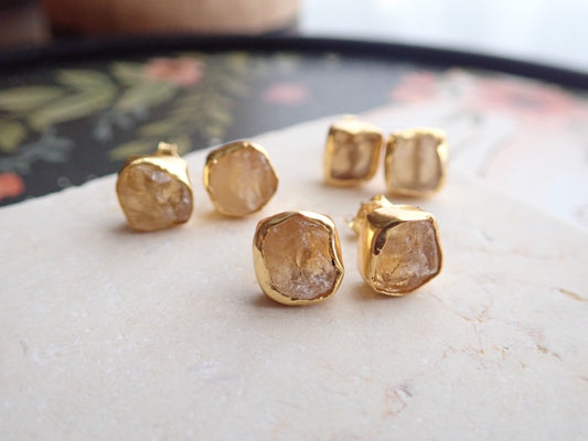Constance Citrine Earrings