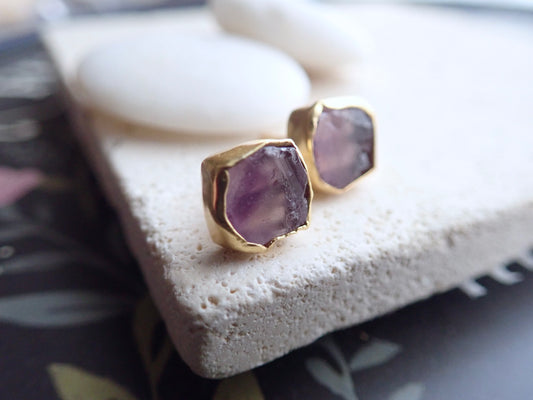 Andover Amethyst Studs