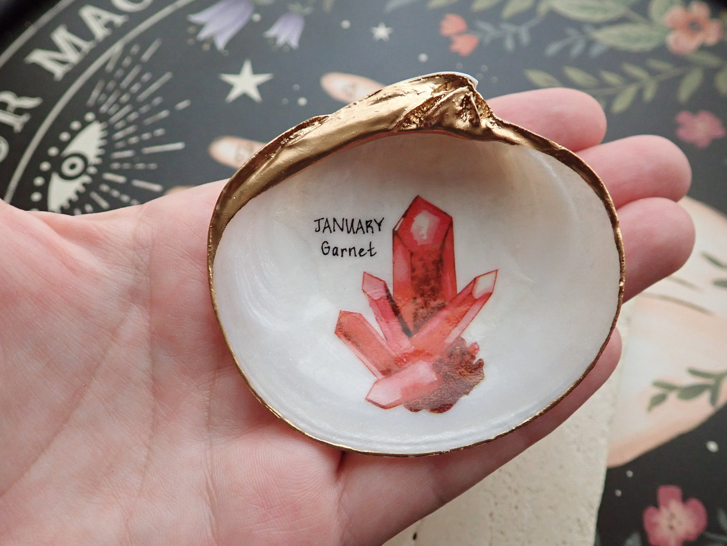 Garnet Birthstone Ring Dish