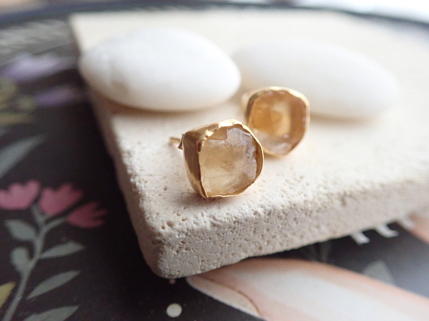 Constance Citrine Earrings