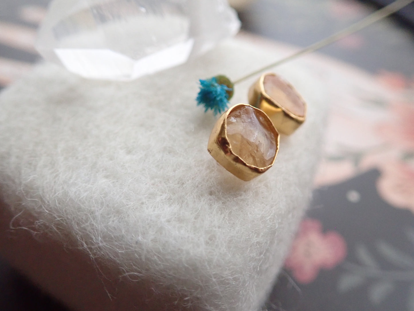 Constance Citrine Earrings