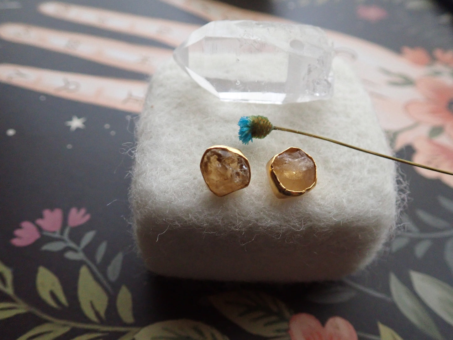 Constance Citrine Earrings