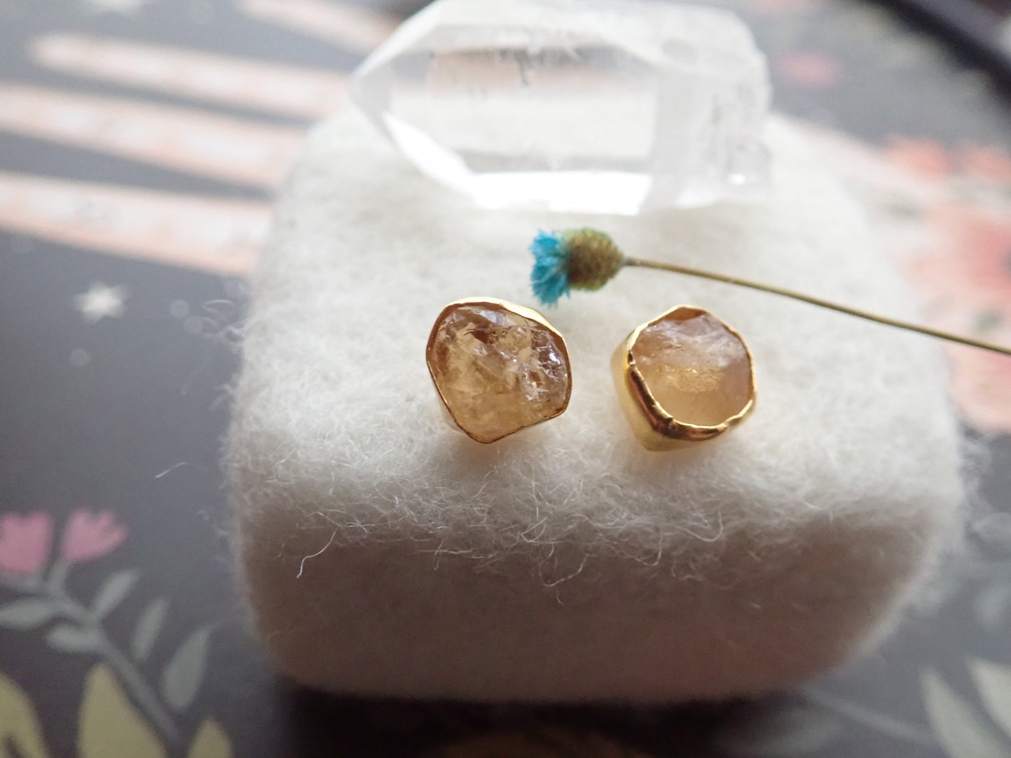 Constance Citrine Earrings