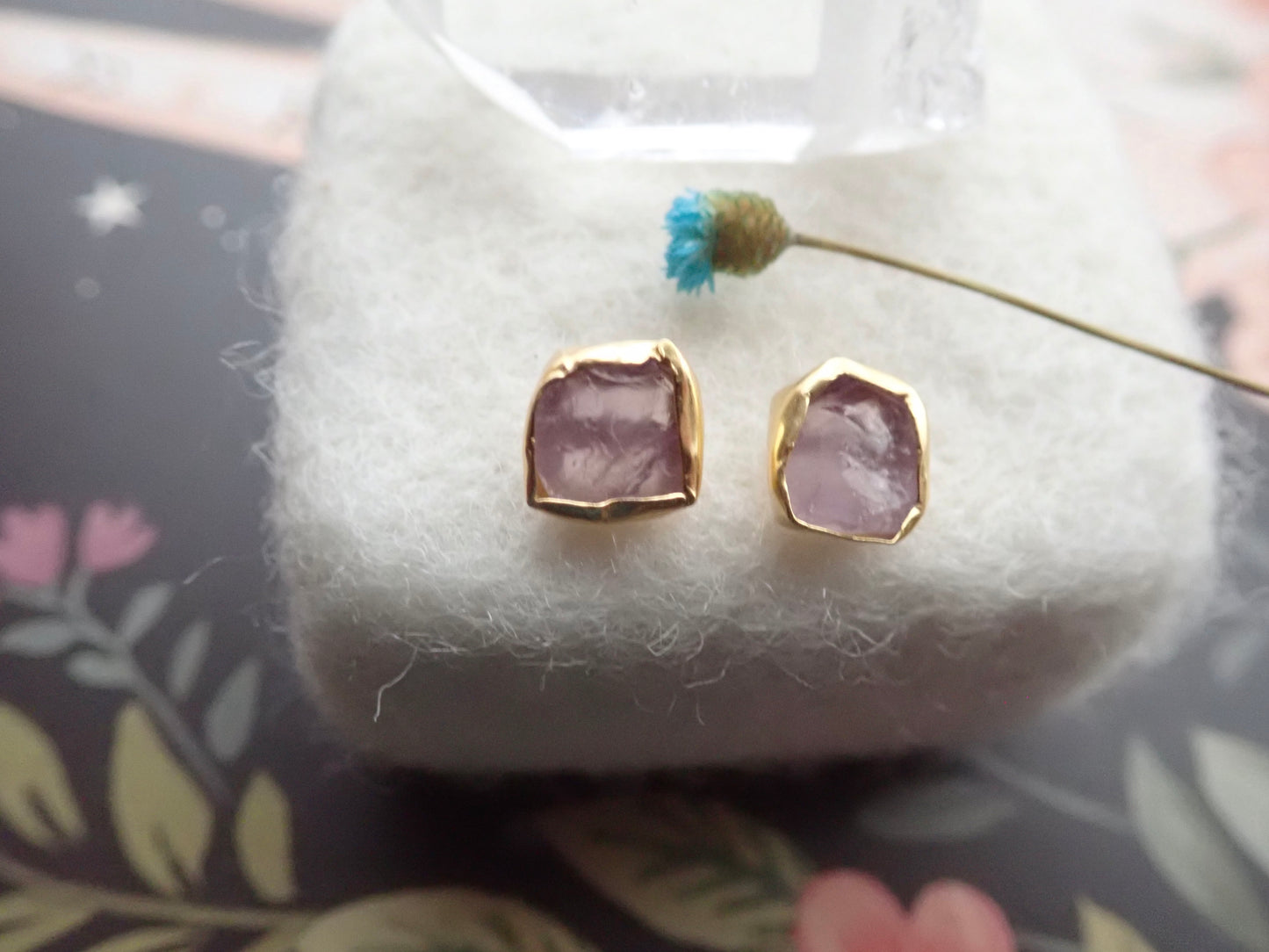 Andover Amethyst Studs