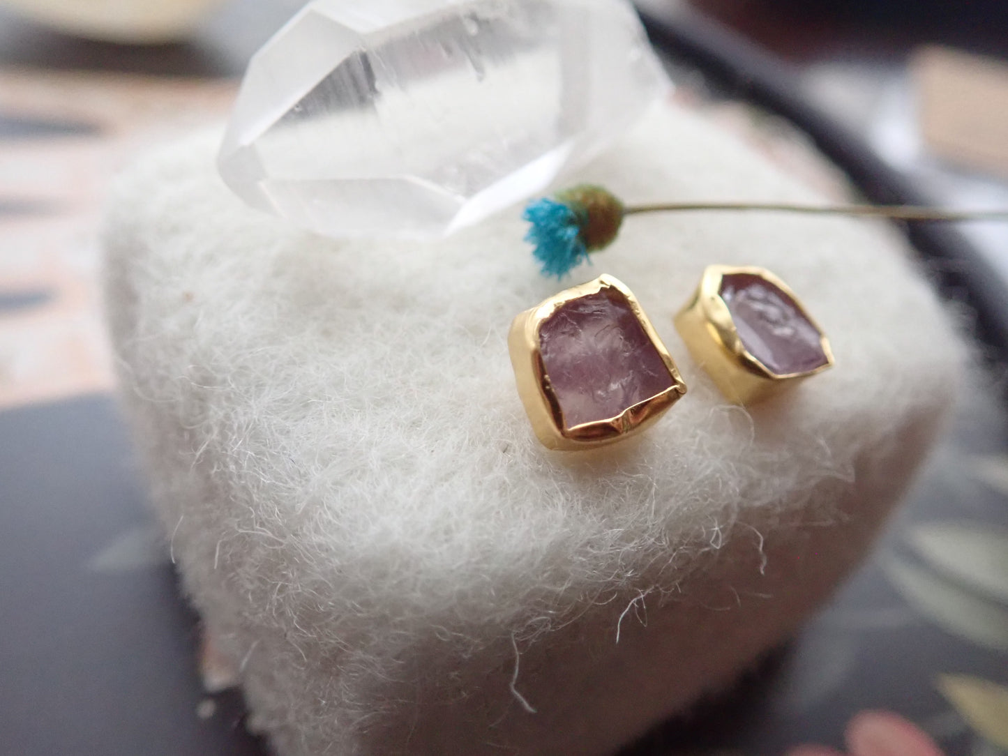 Andover Amethyst Studs