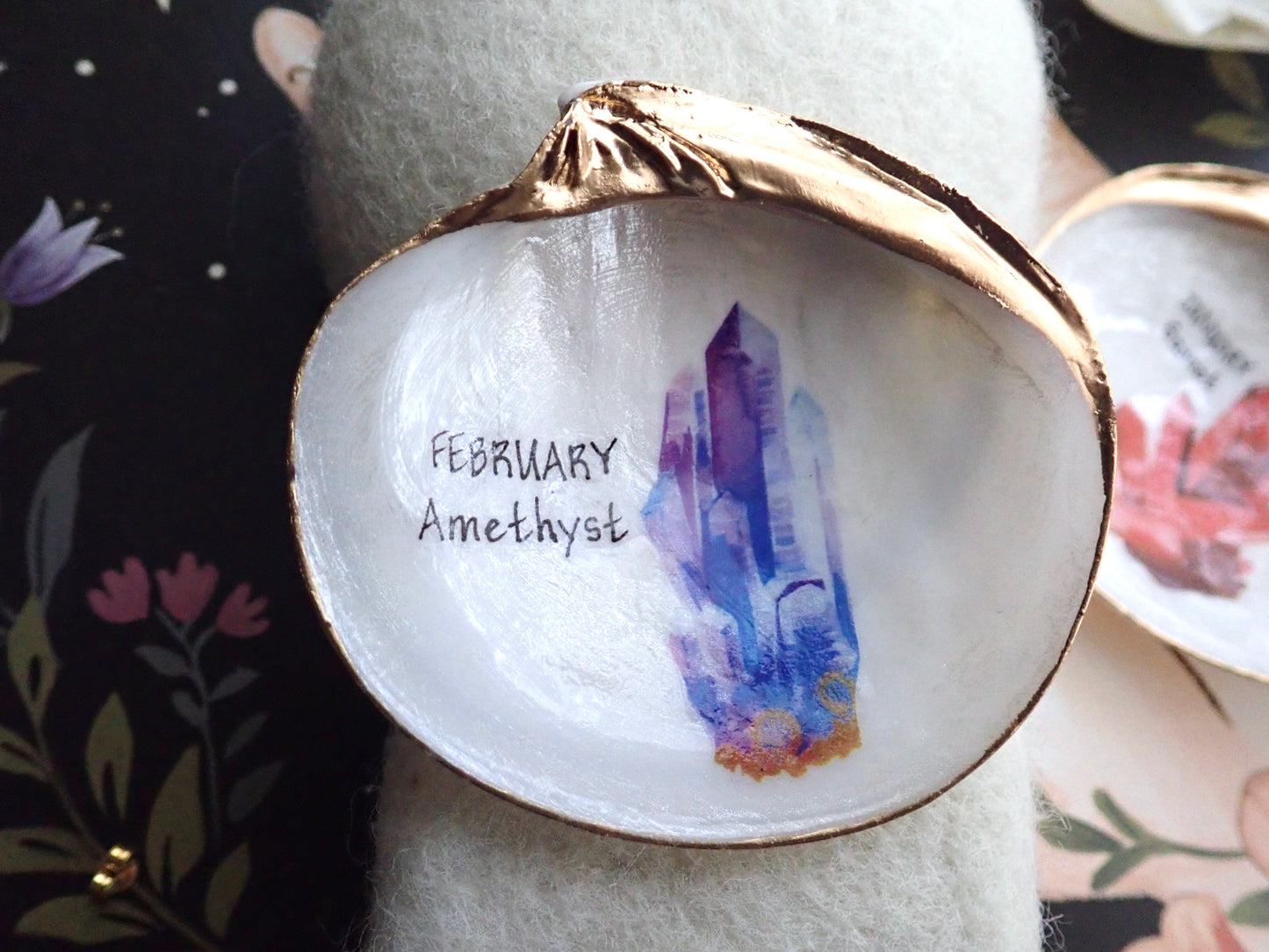 Amethyst Birthstone Ring Dish