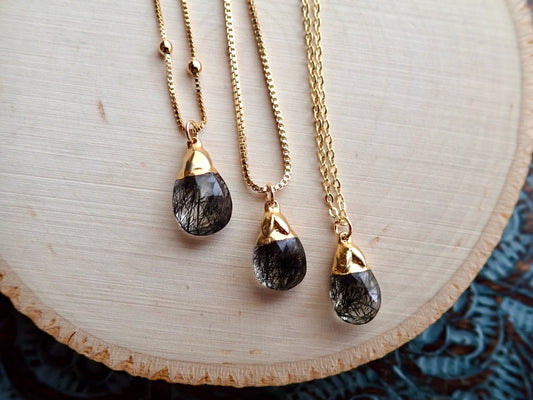 Tessa Tourmalated Quartz Necklace