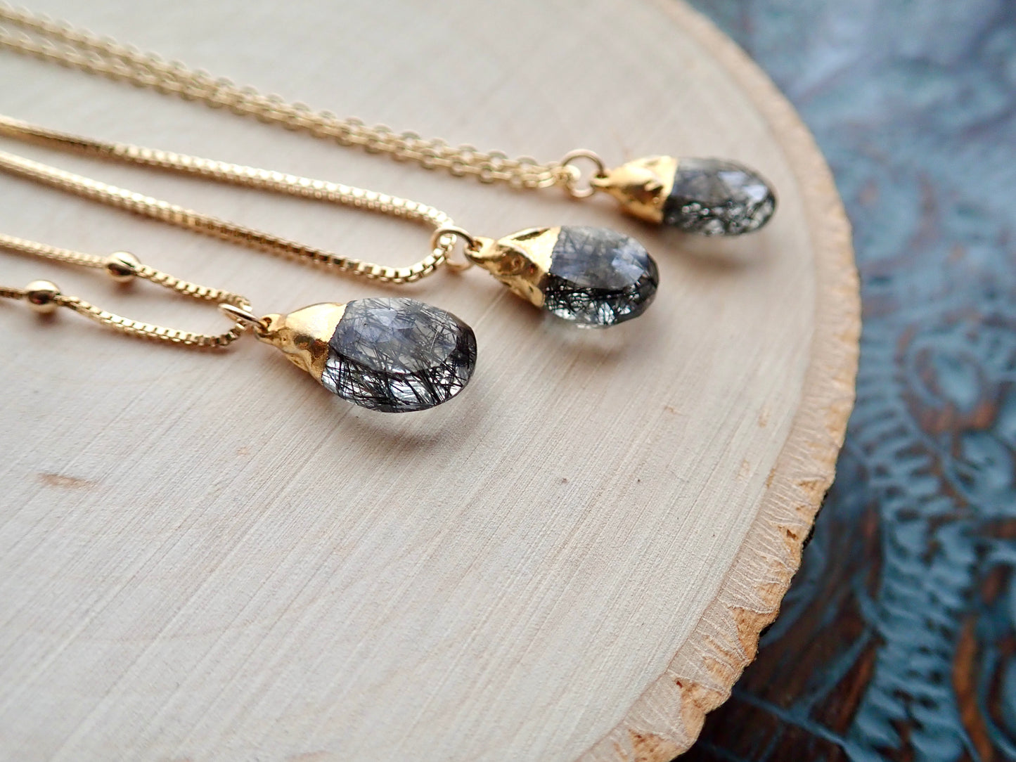 Tessa Tourmalated Quartz Necklace