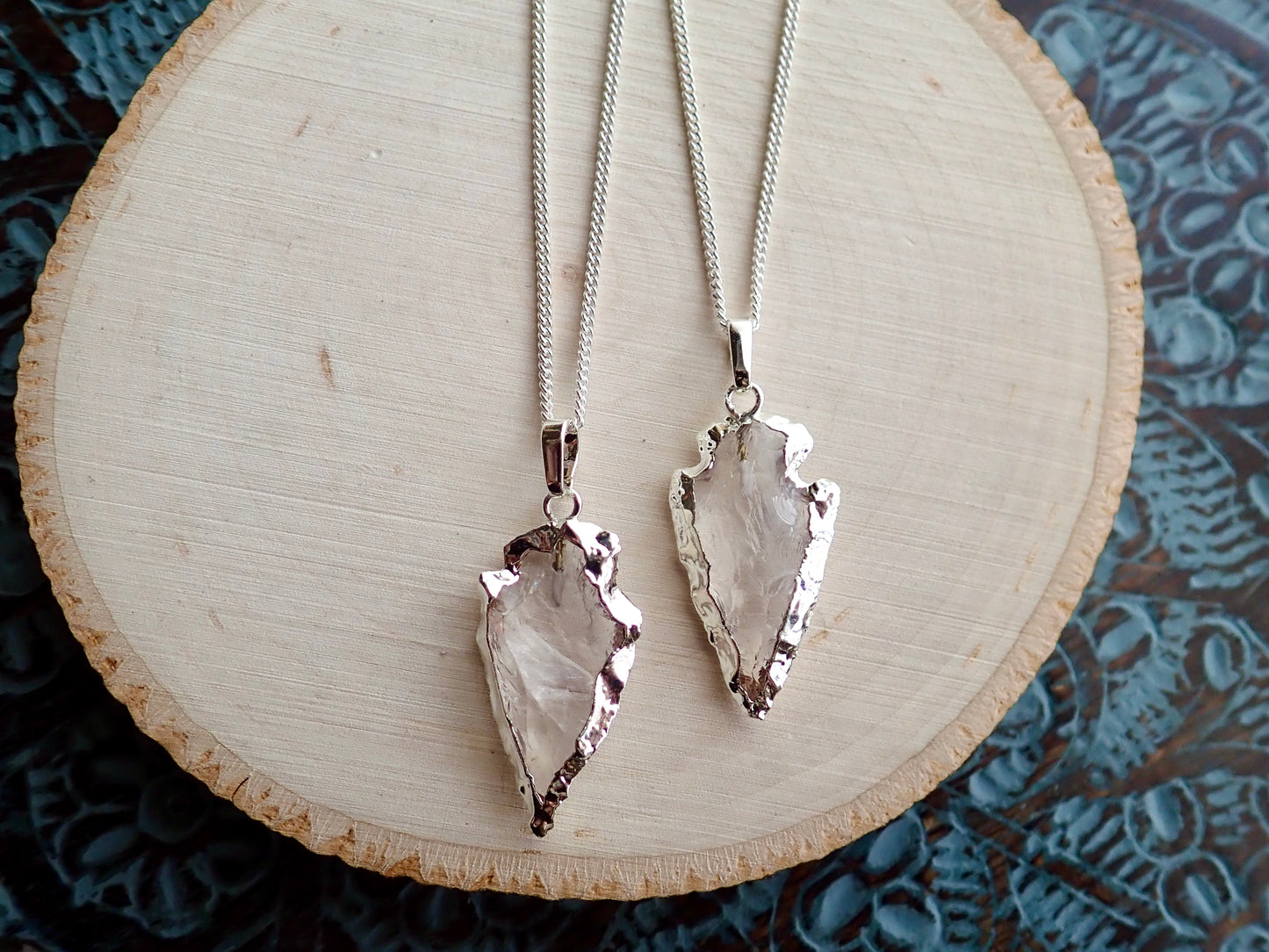 Clarabelle Quartz Arrowhead Necklace