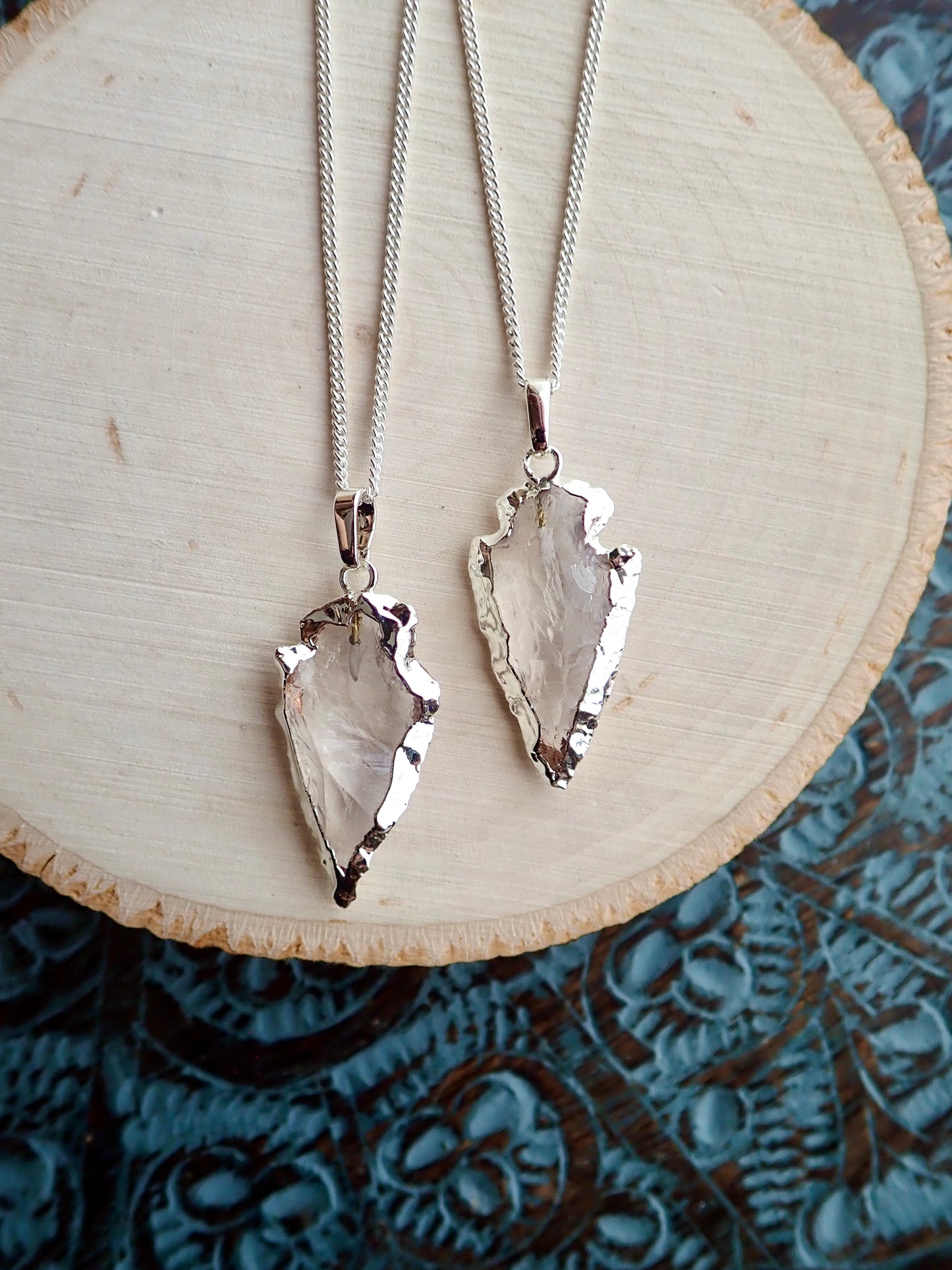 Clarabelle Quartz Arrowhead Necklace