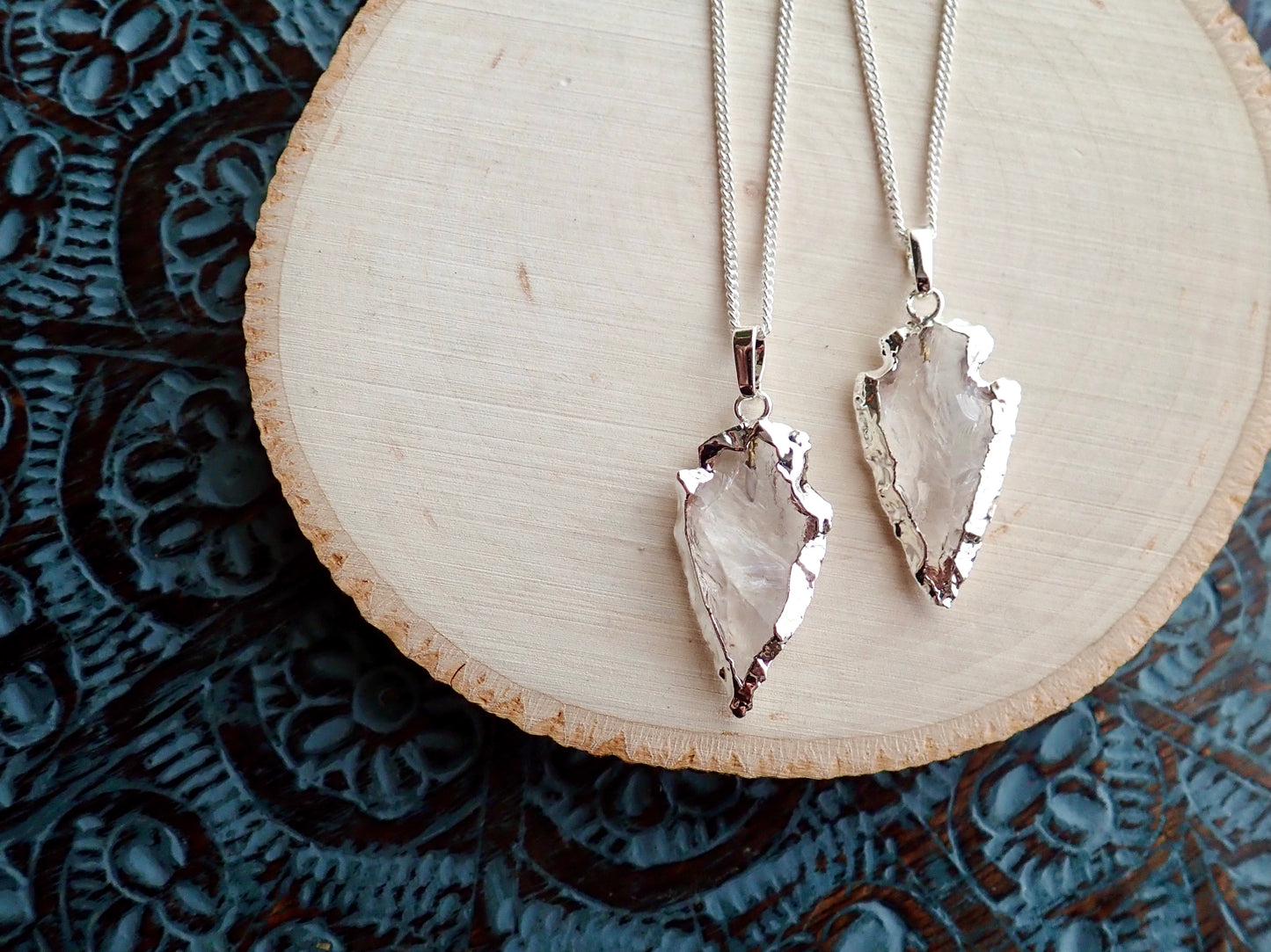 Clarabelle Quartz Arrowhead Necklace