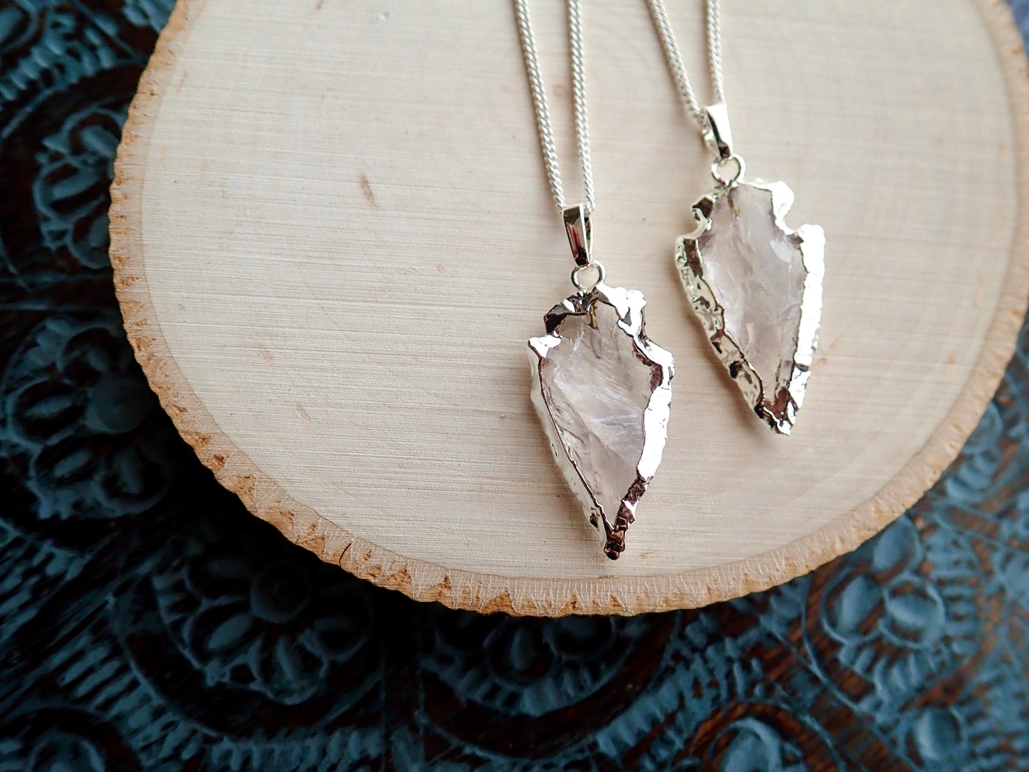 Clarabelle Quartz Arrowhead Necklace