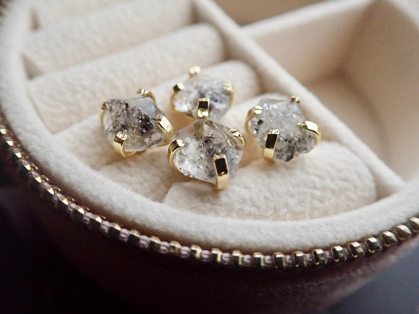 Hellas Herkimer Diamond Studs