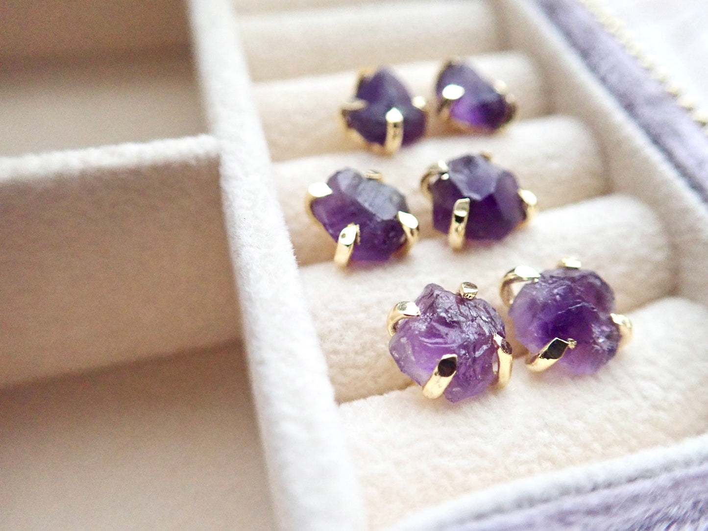 Ammi Amethyst Earrings