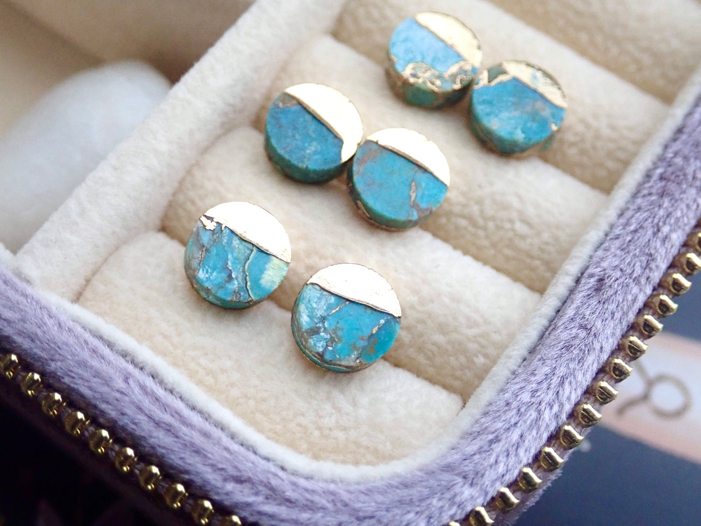 Tycho Turquoise Stud Earrings