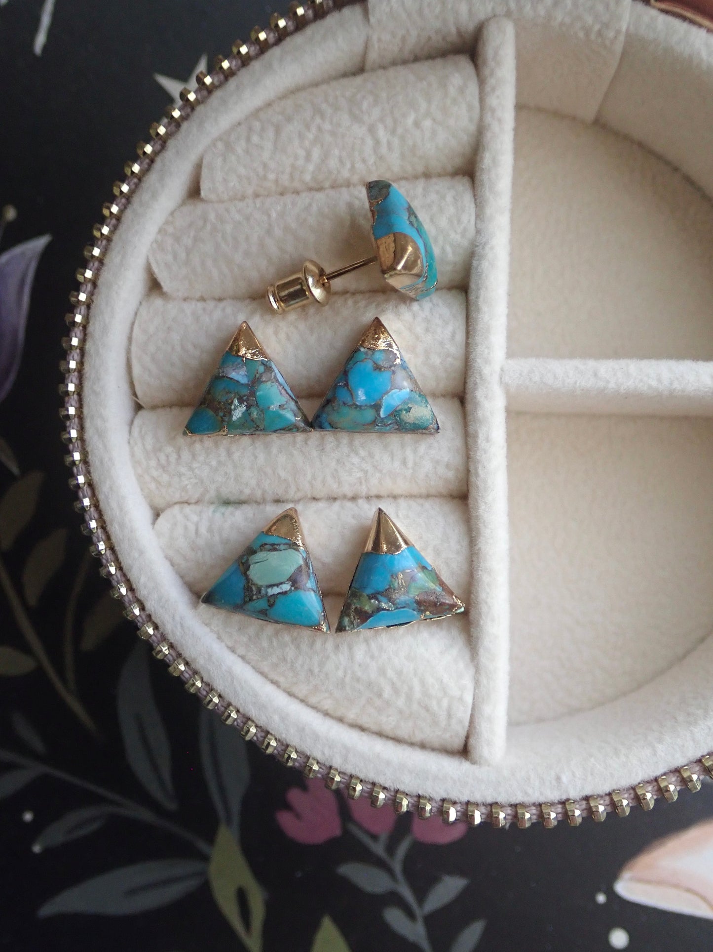 Thebes Turquoise Studs