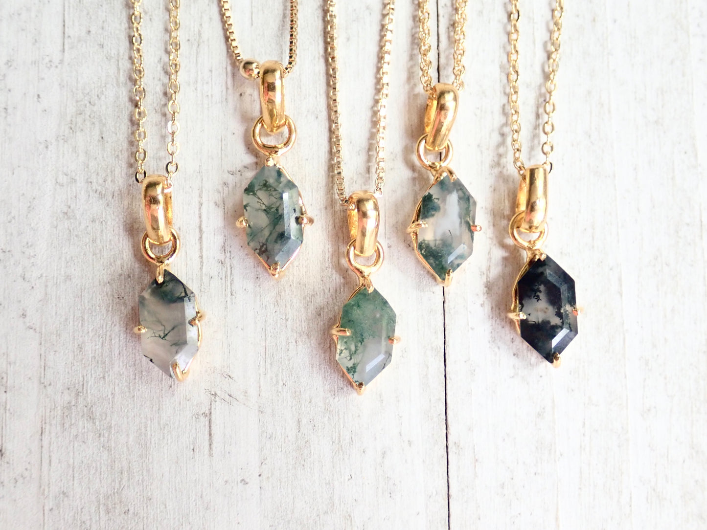 Melinda Moss Agate Necklace  my
