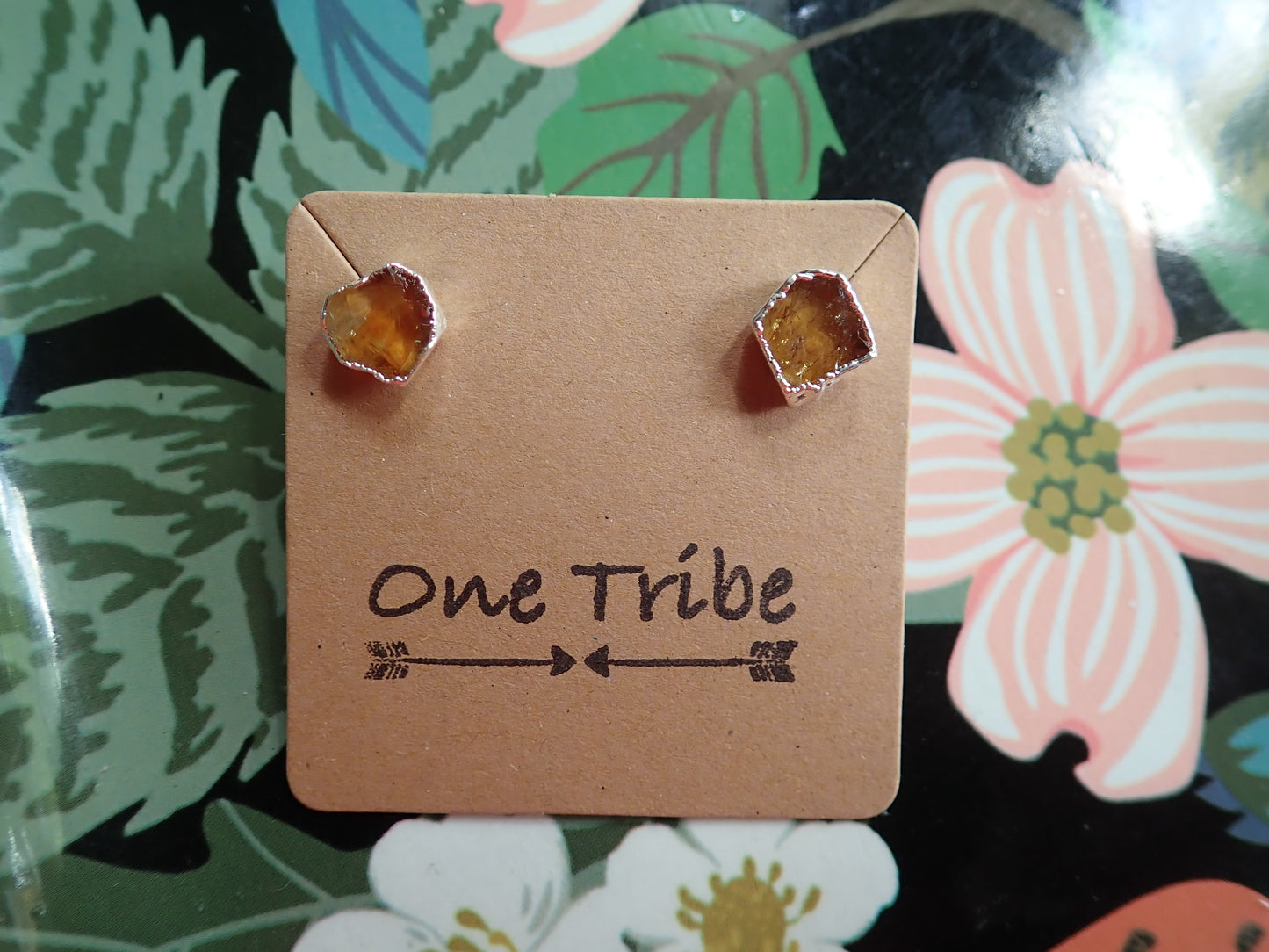 Cerena Citrine Studs