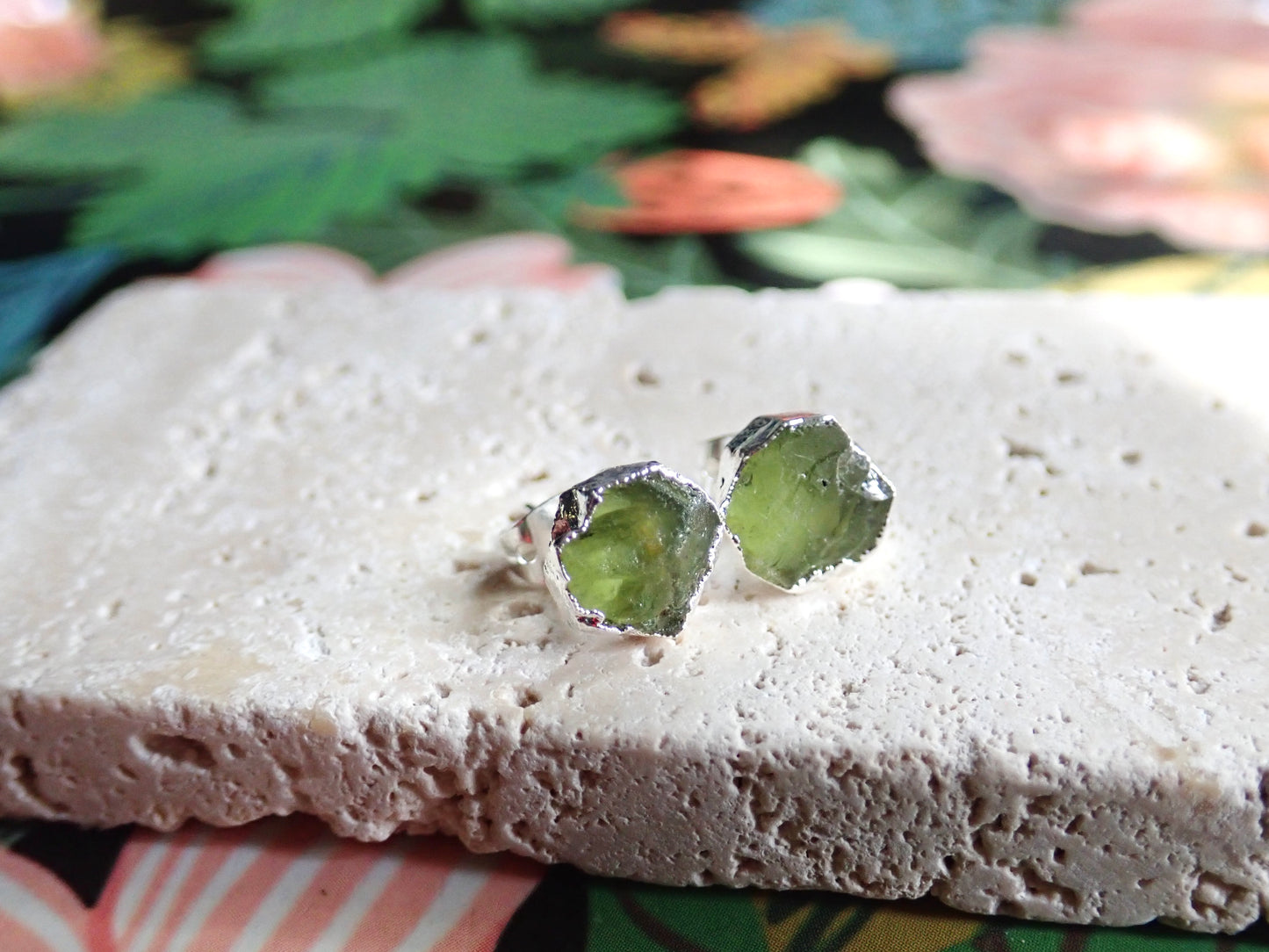 Padma Peridot Studs
