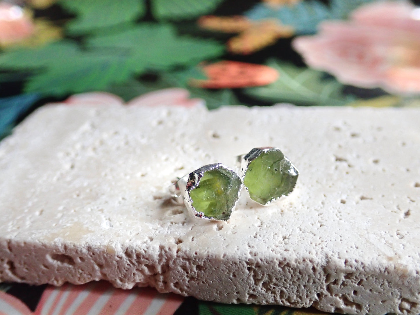 Padma Peridot Studs