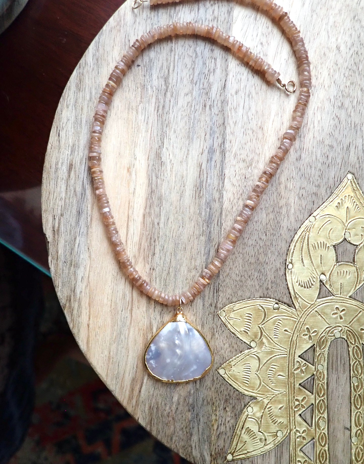 Sun and Sea Pearl Necklace