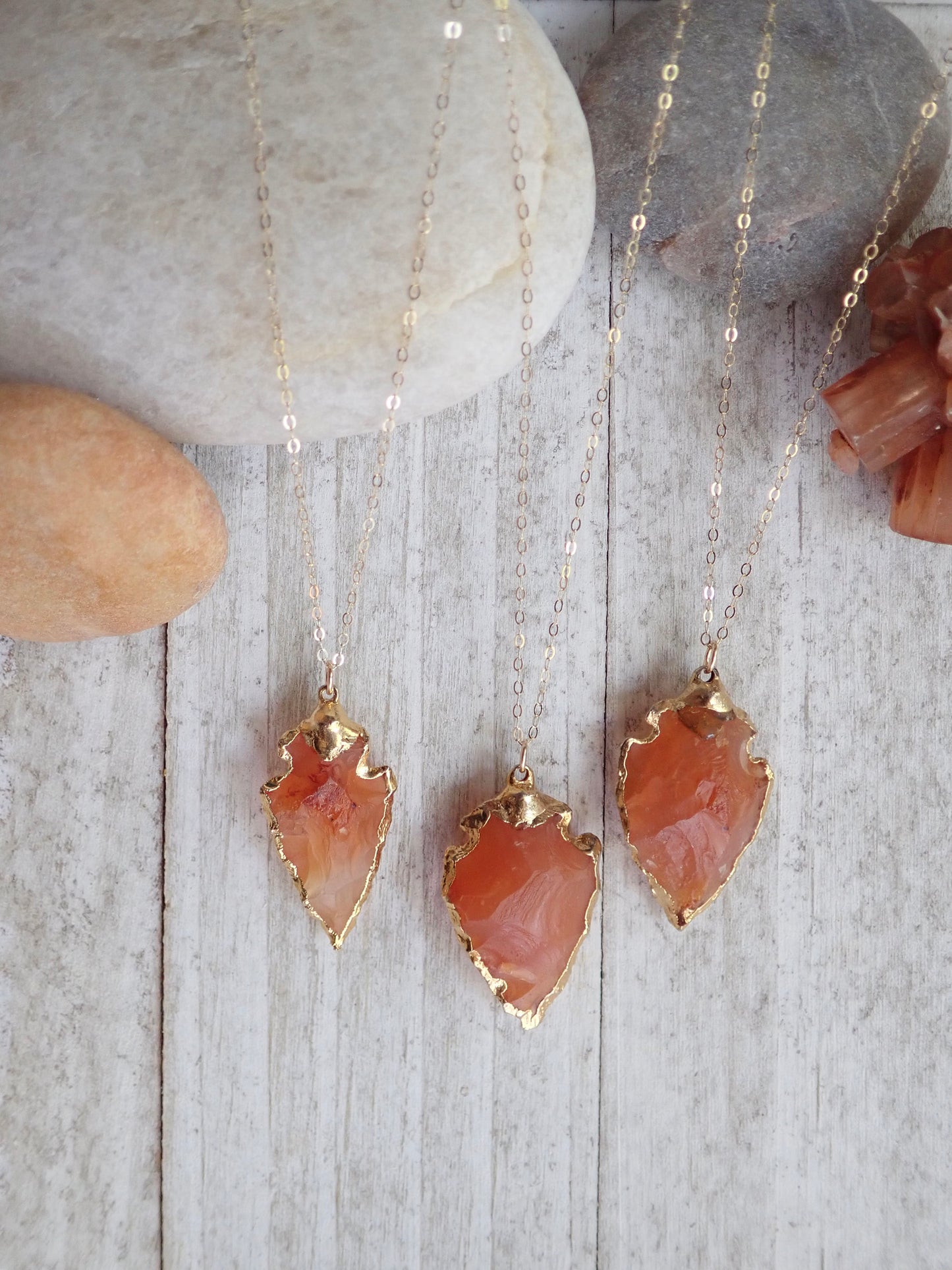 Clarissa Carnelian Necklace