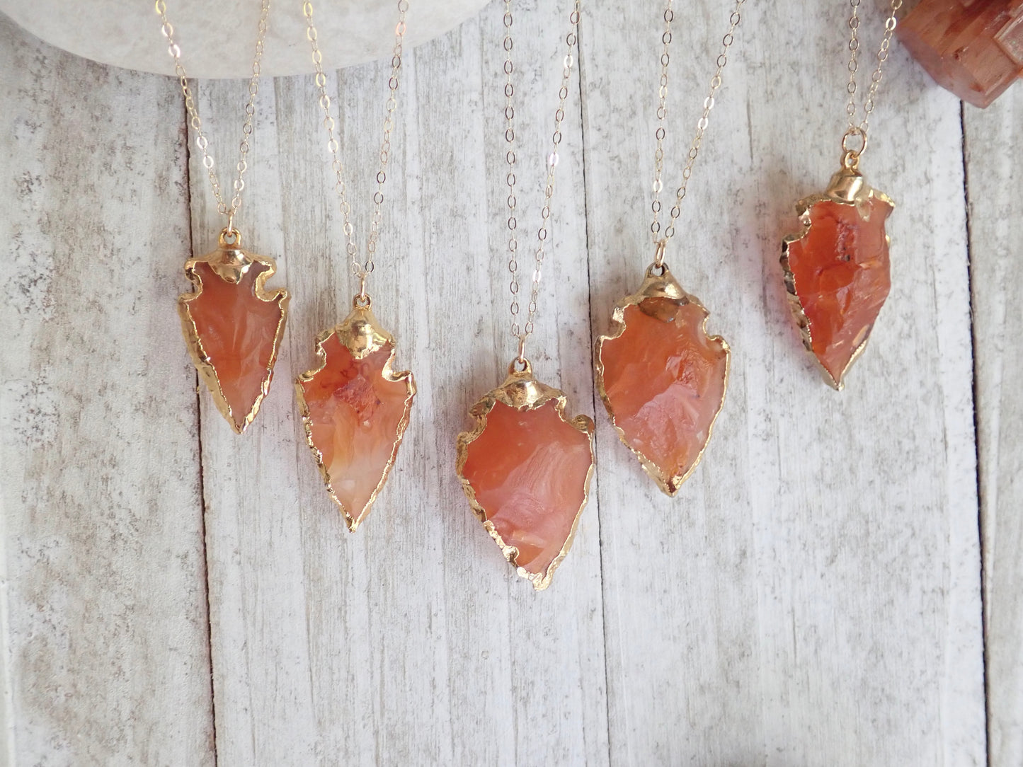 Clarissa Carnelian Necklace