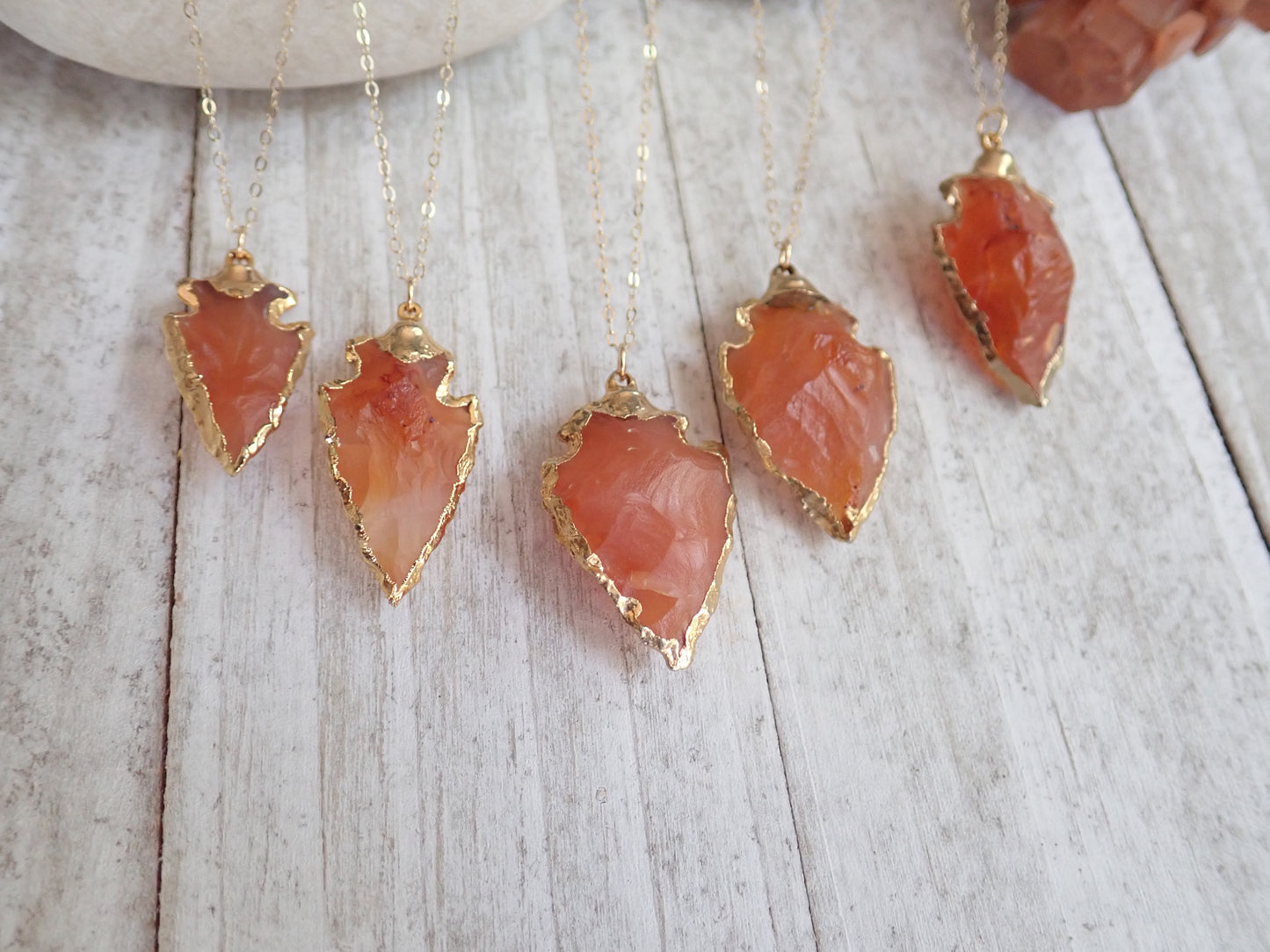 Clarissa Carnelian Necklace