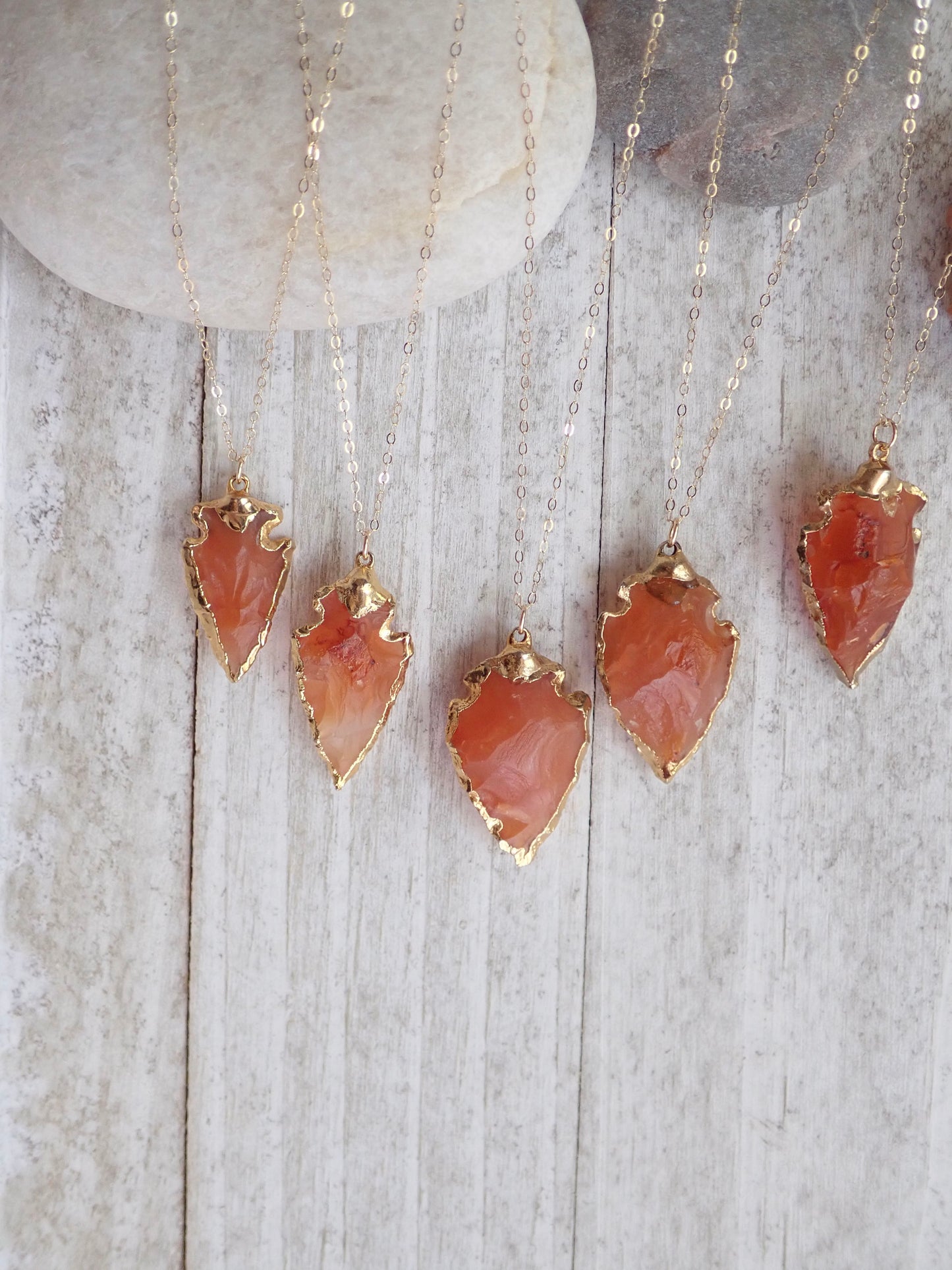 Clarissa Carnelian Necklace
