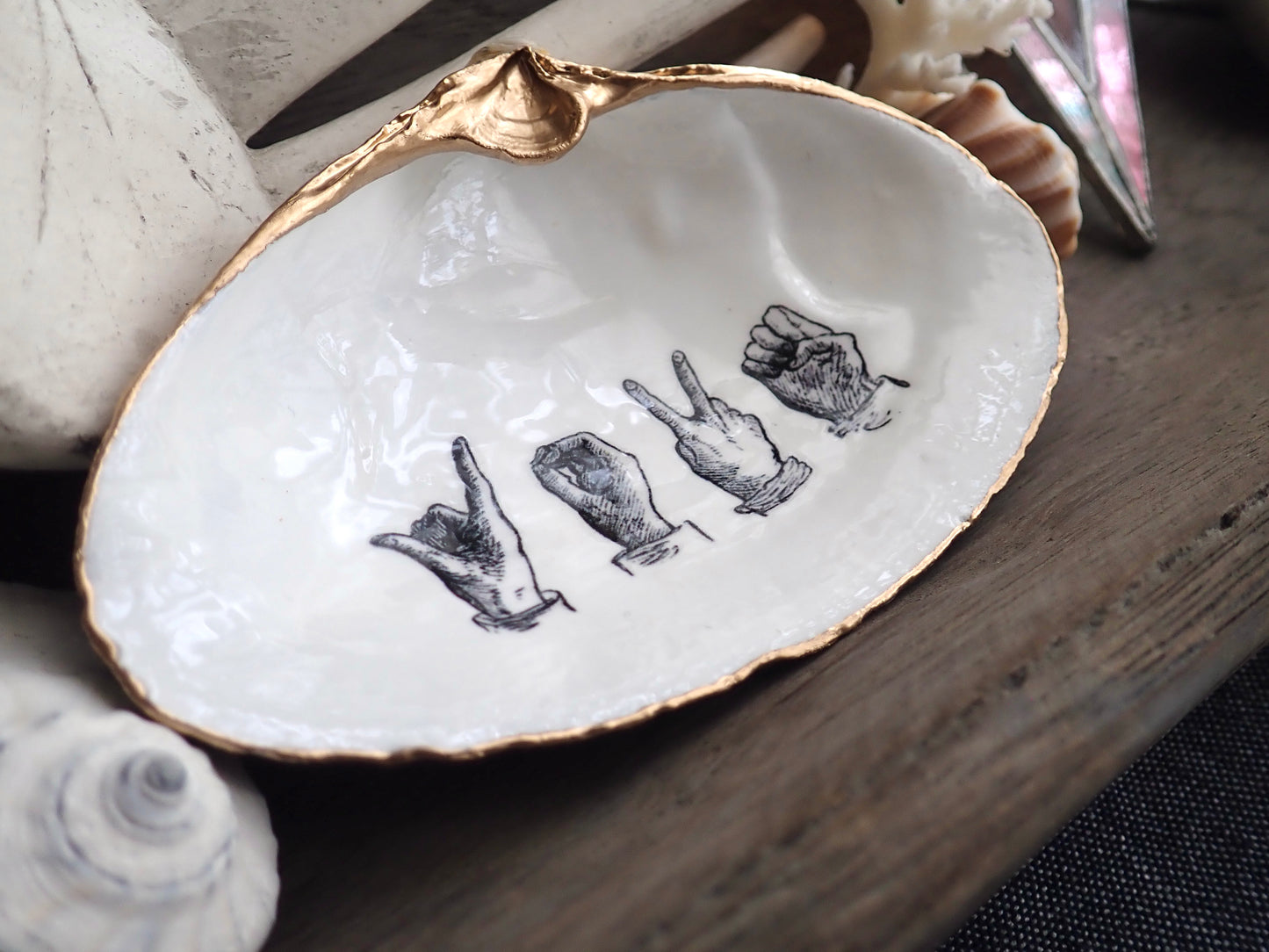 Sign Language Ring Dish