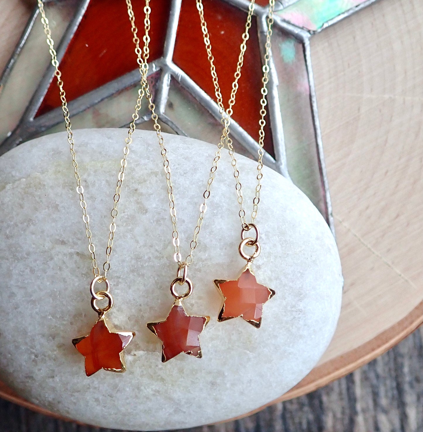My Stars Carnelian Necklace