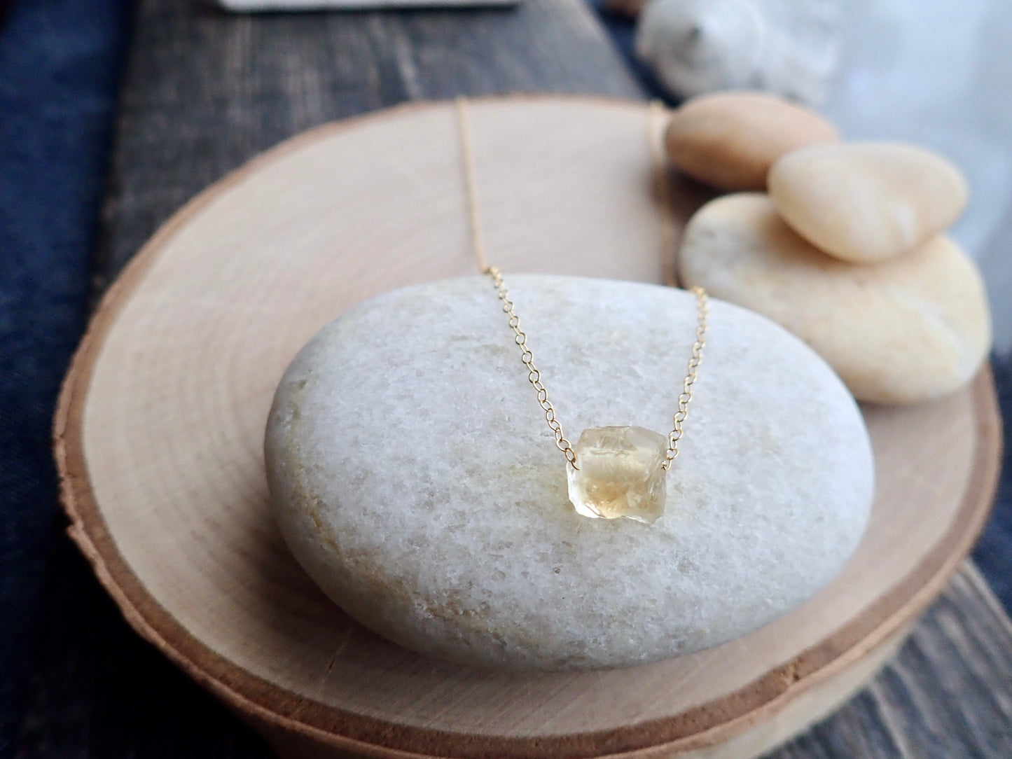 Cora Citrine Necklace