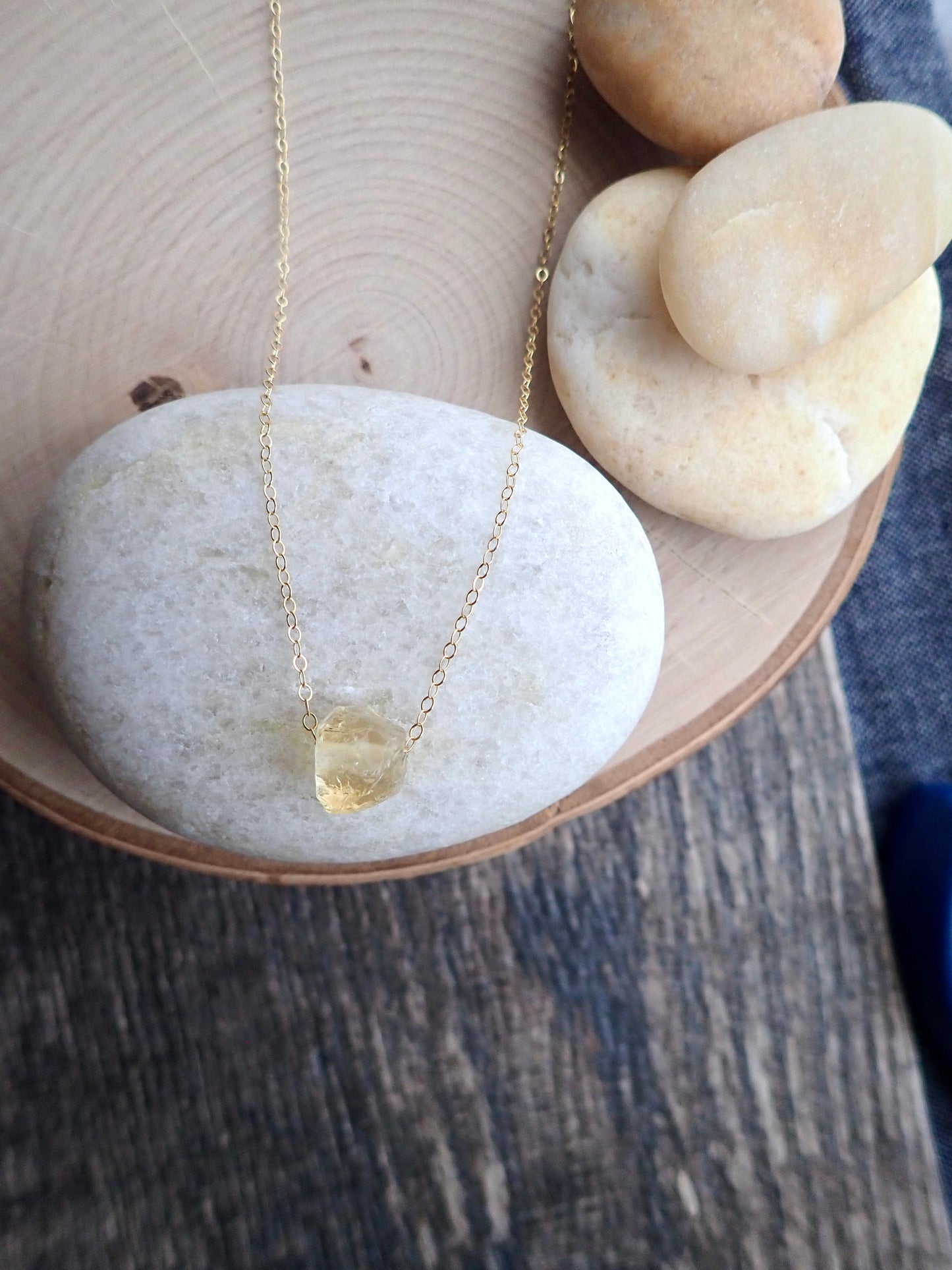 Cora Citrine Necklace