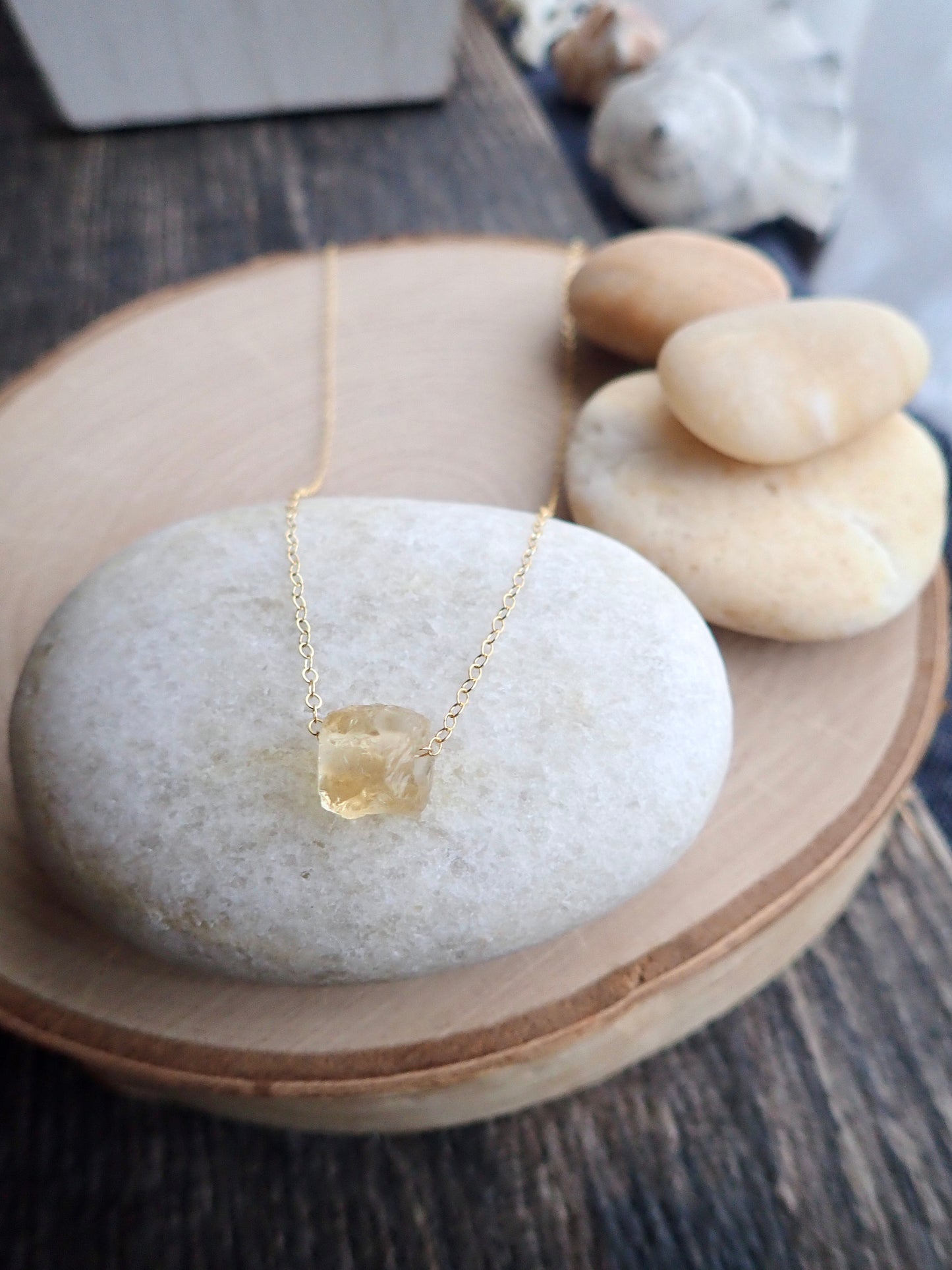 Cora Citrine Necklace