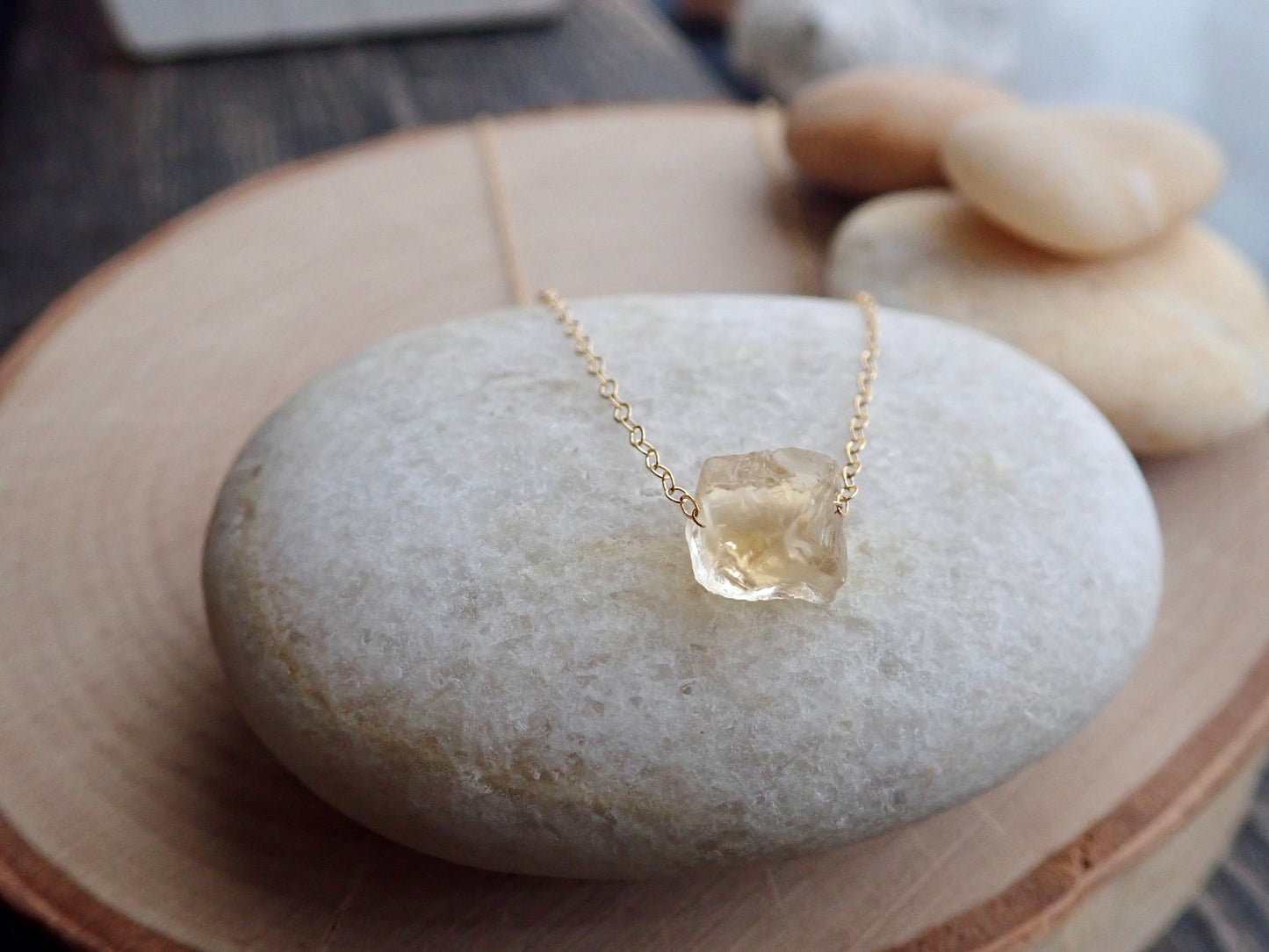 Cora Citrine Necklace