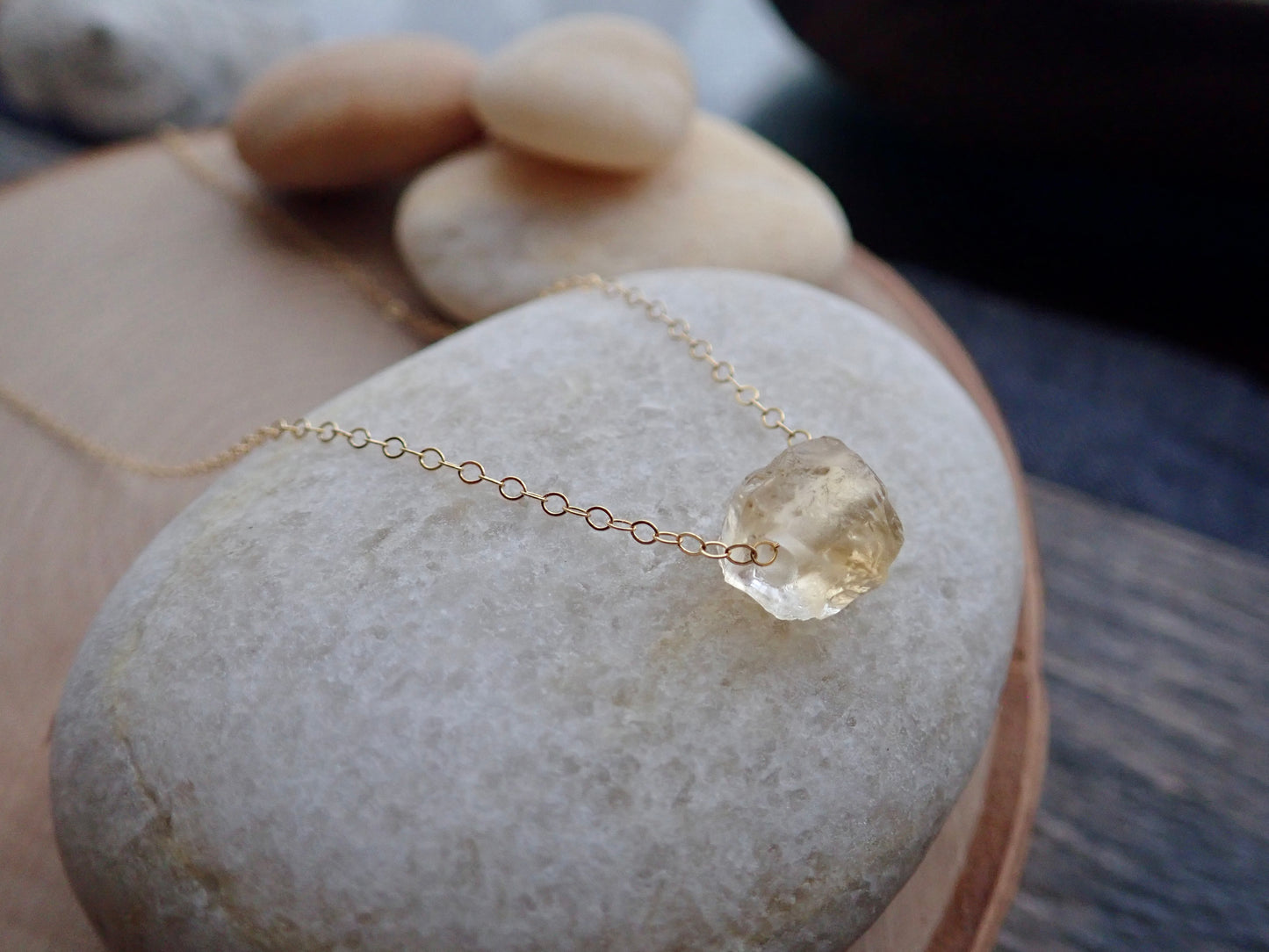Cora Citrine Necklace