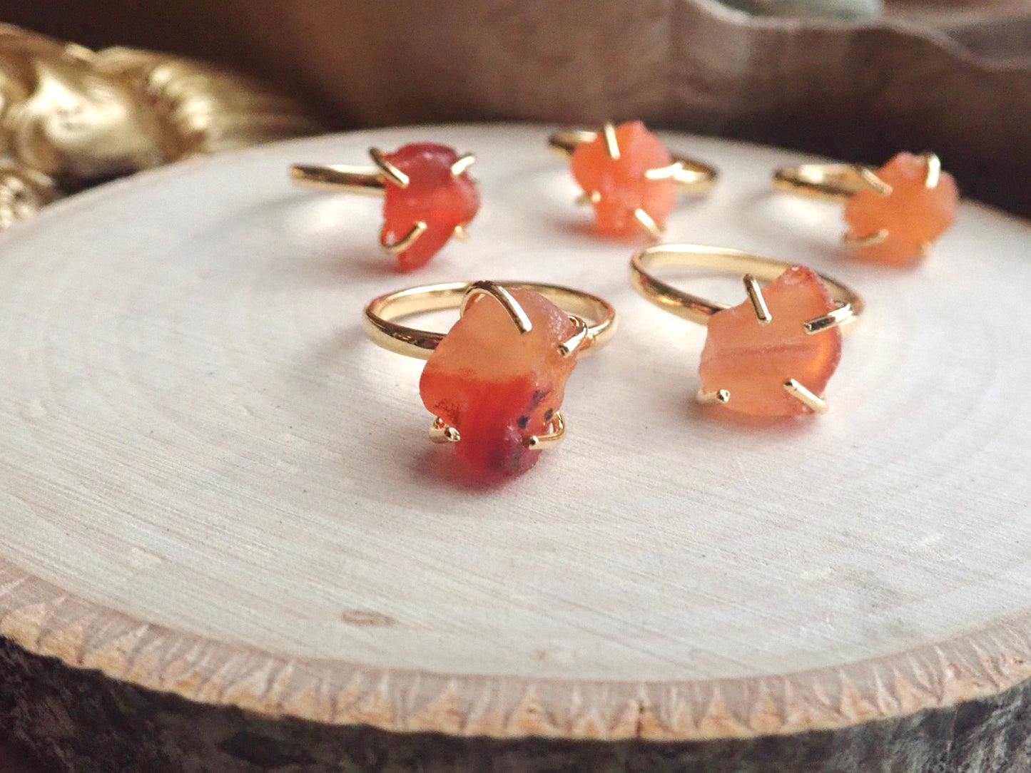 Celeste Carnelian Ring