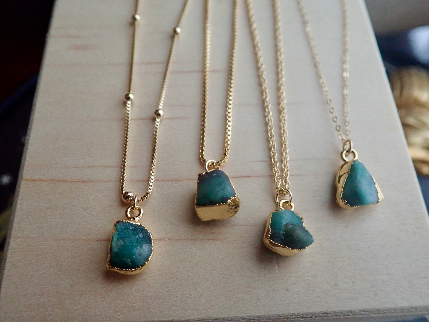 Eos Emerald Necklace