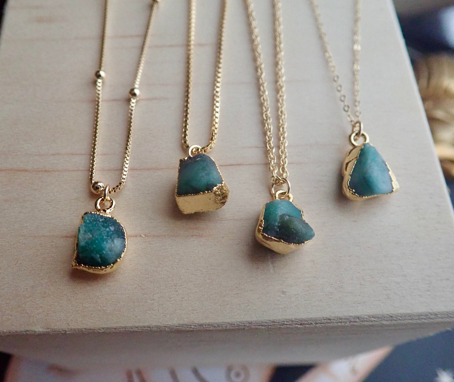 Eos Emerald Necklace