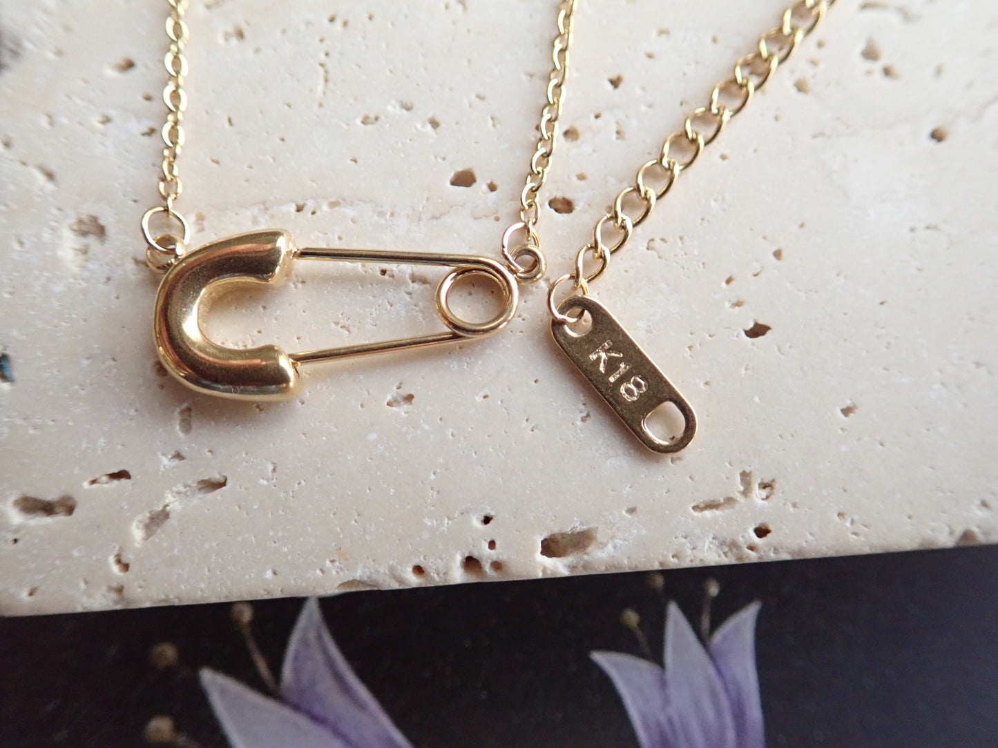 Safety Pin Necklace