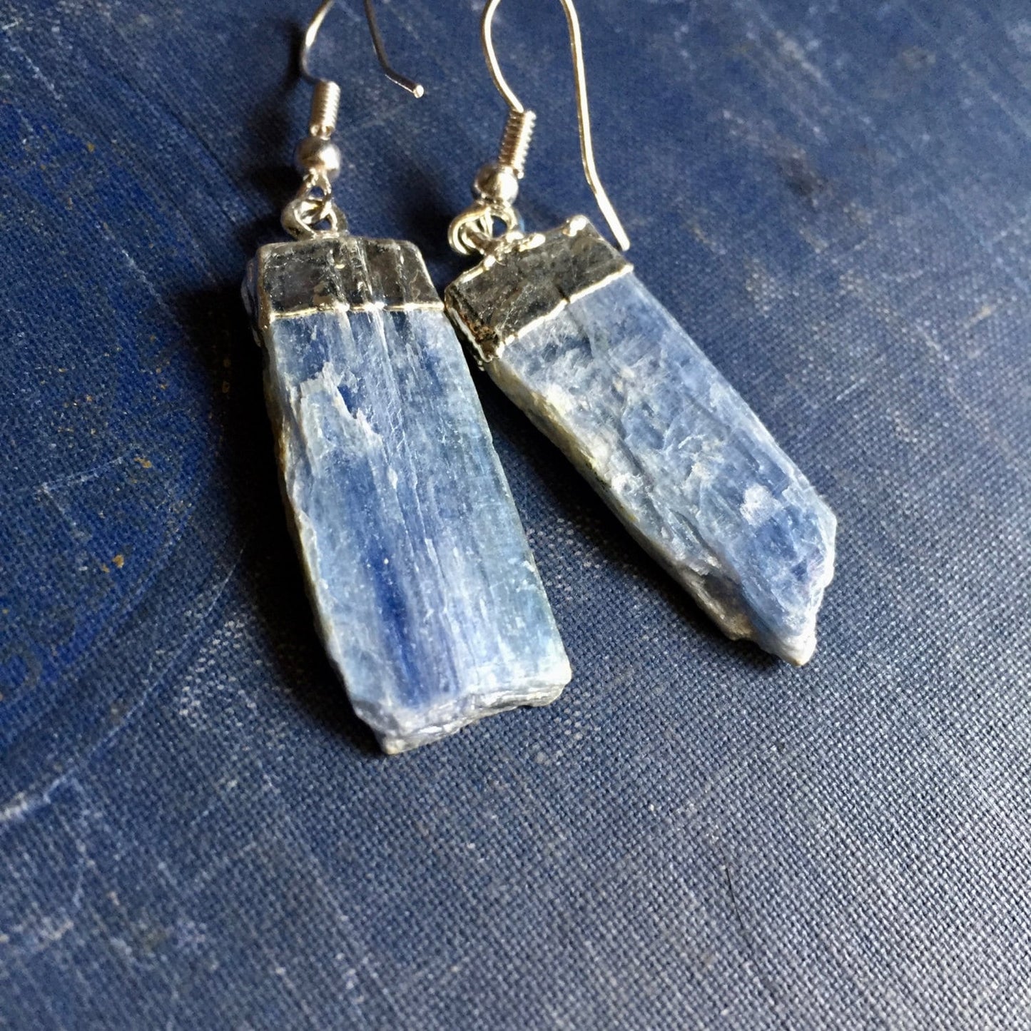 Khartoum Kyanite Earrings - Silver