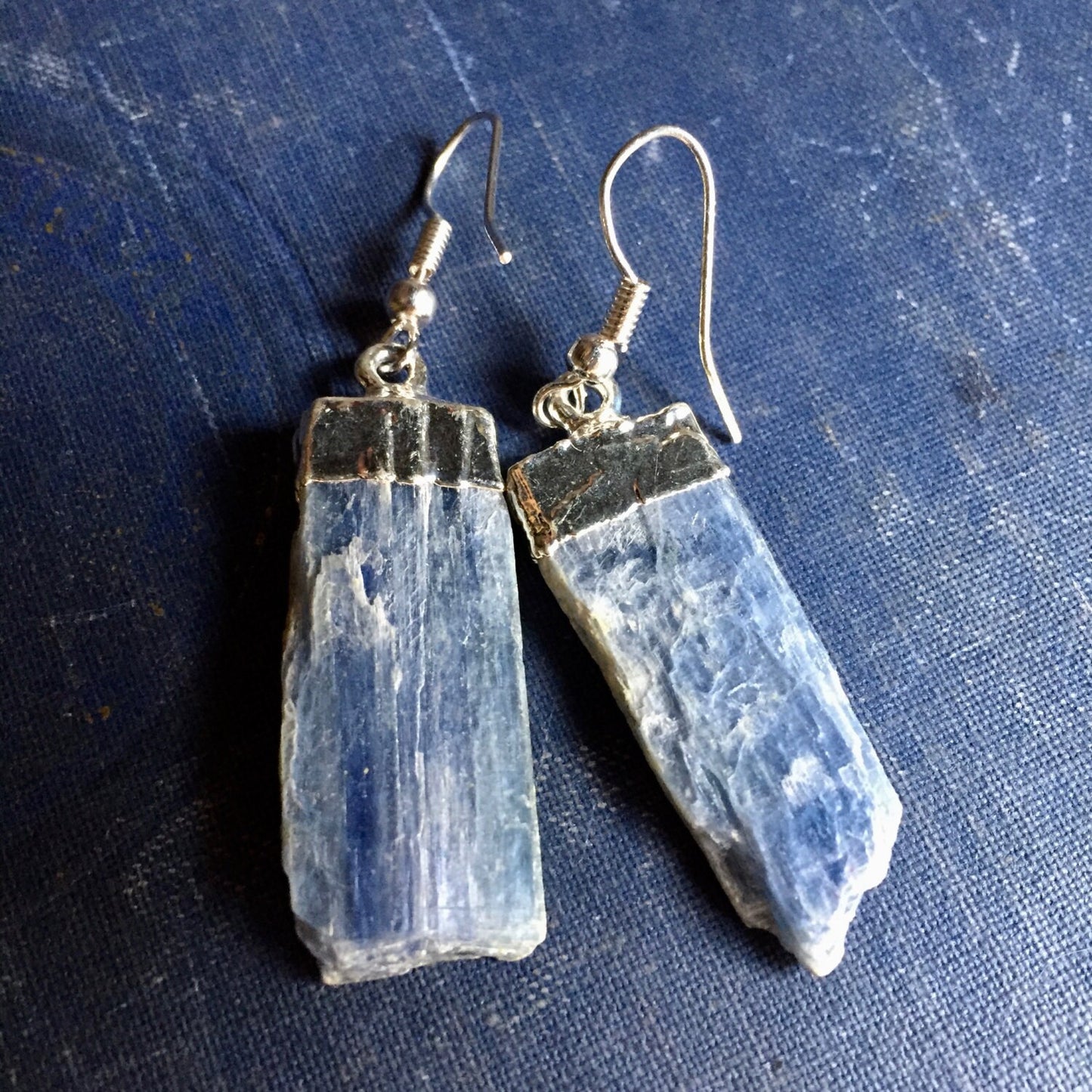 Khartoum Kyanite Earrings - Silver