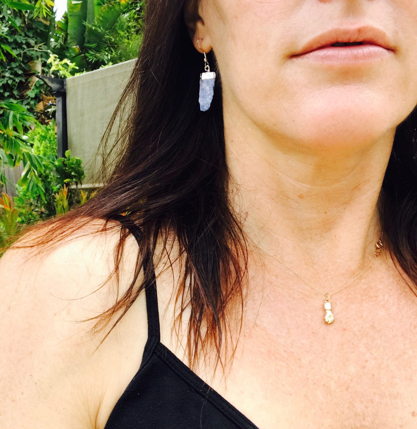 Khartoum Kyanite Earrings - Silver