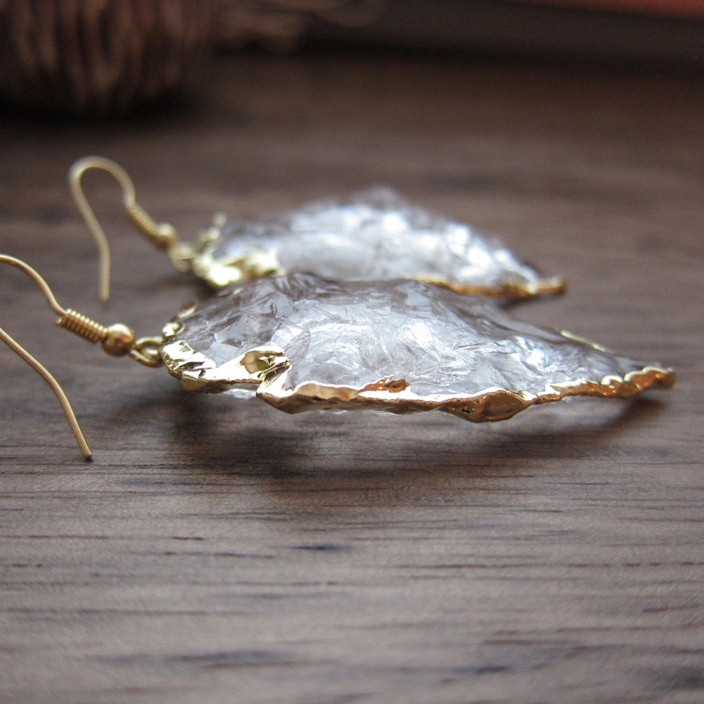Chino Crystal Arrowhead Earrings